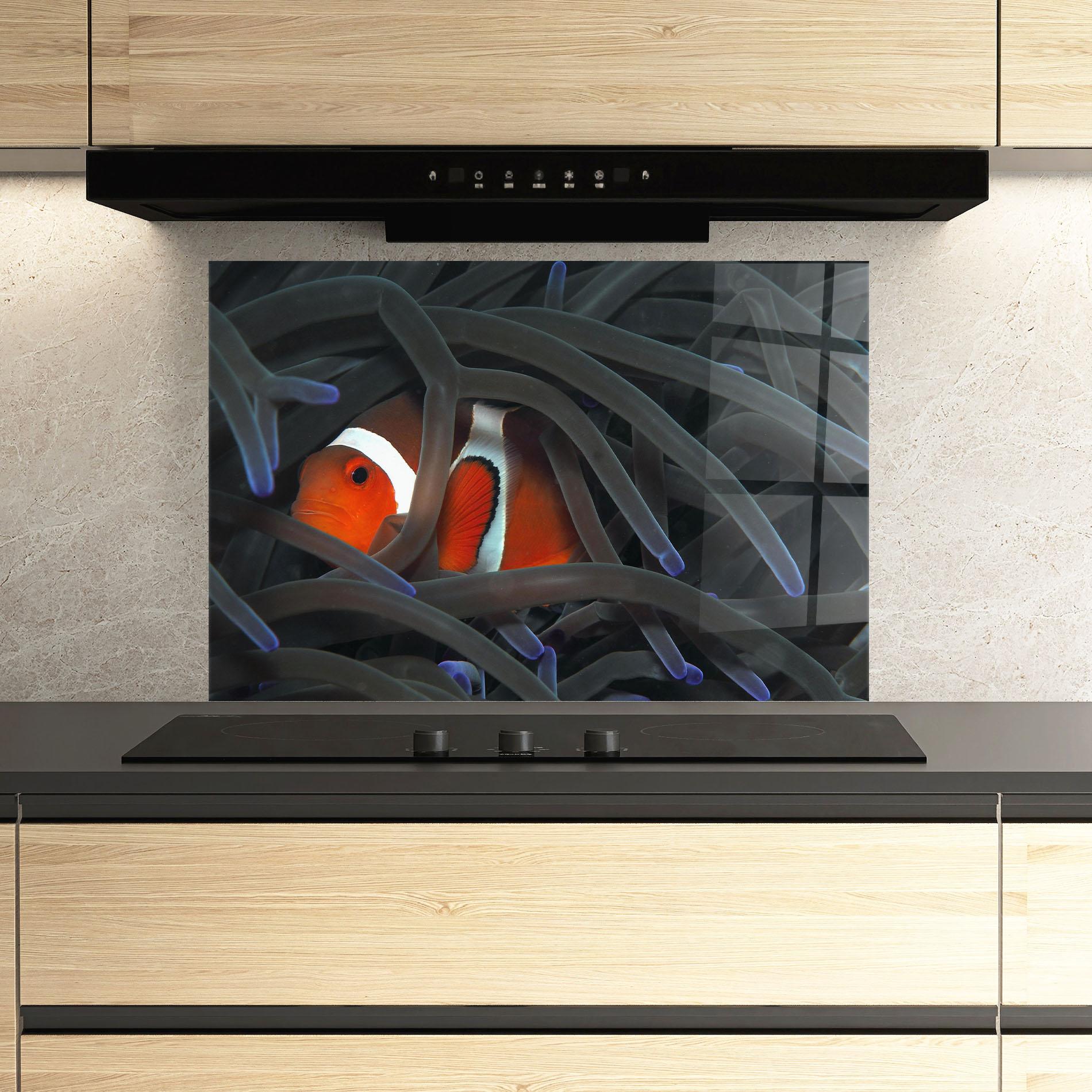 Panel Szklany do Kuchni Nemo Hiding mockup 3