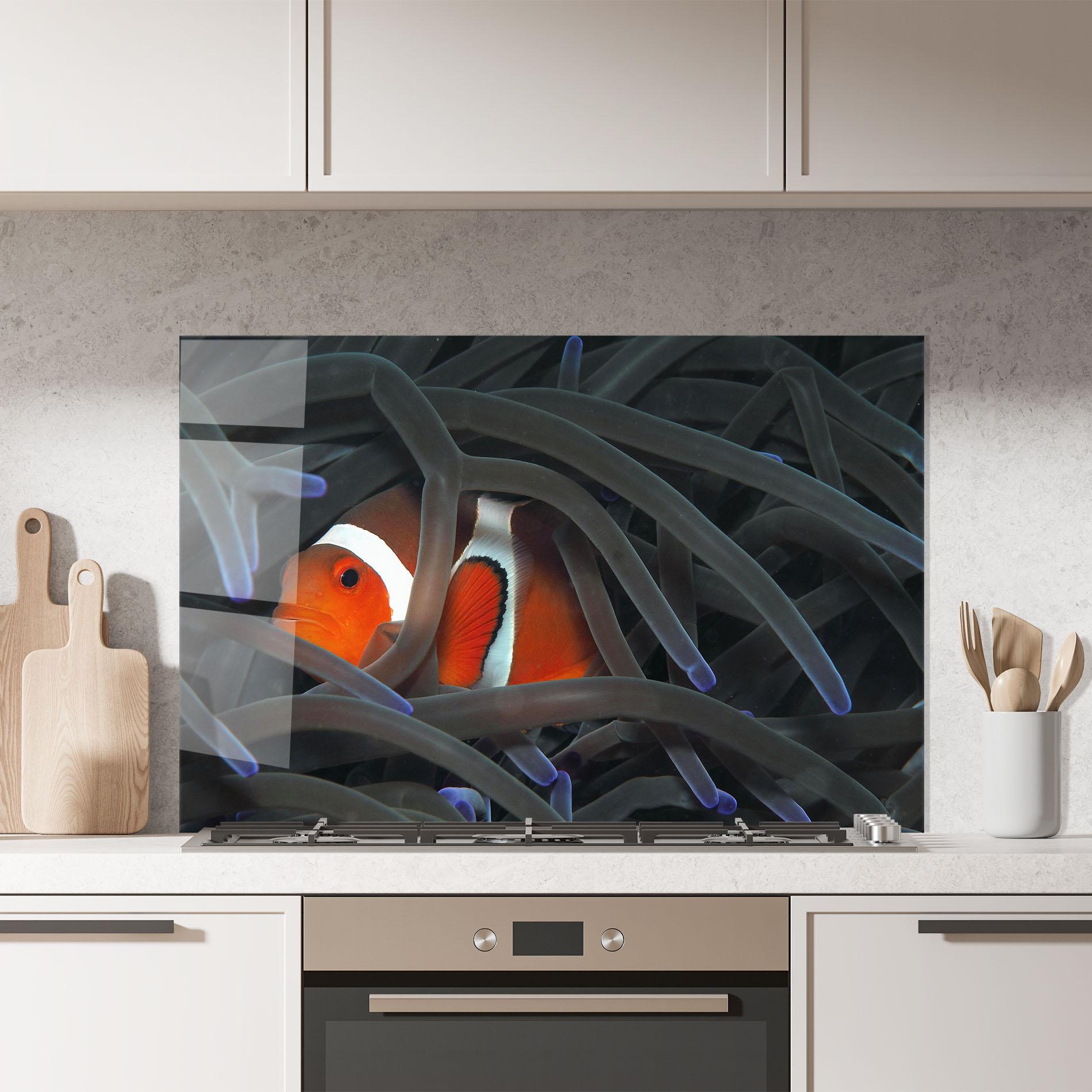 Panel Szklany do Kuchni Nemo Hiding mockup 7