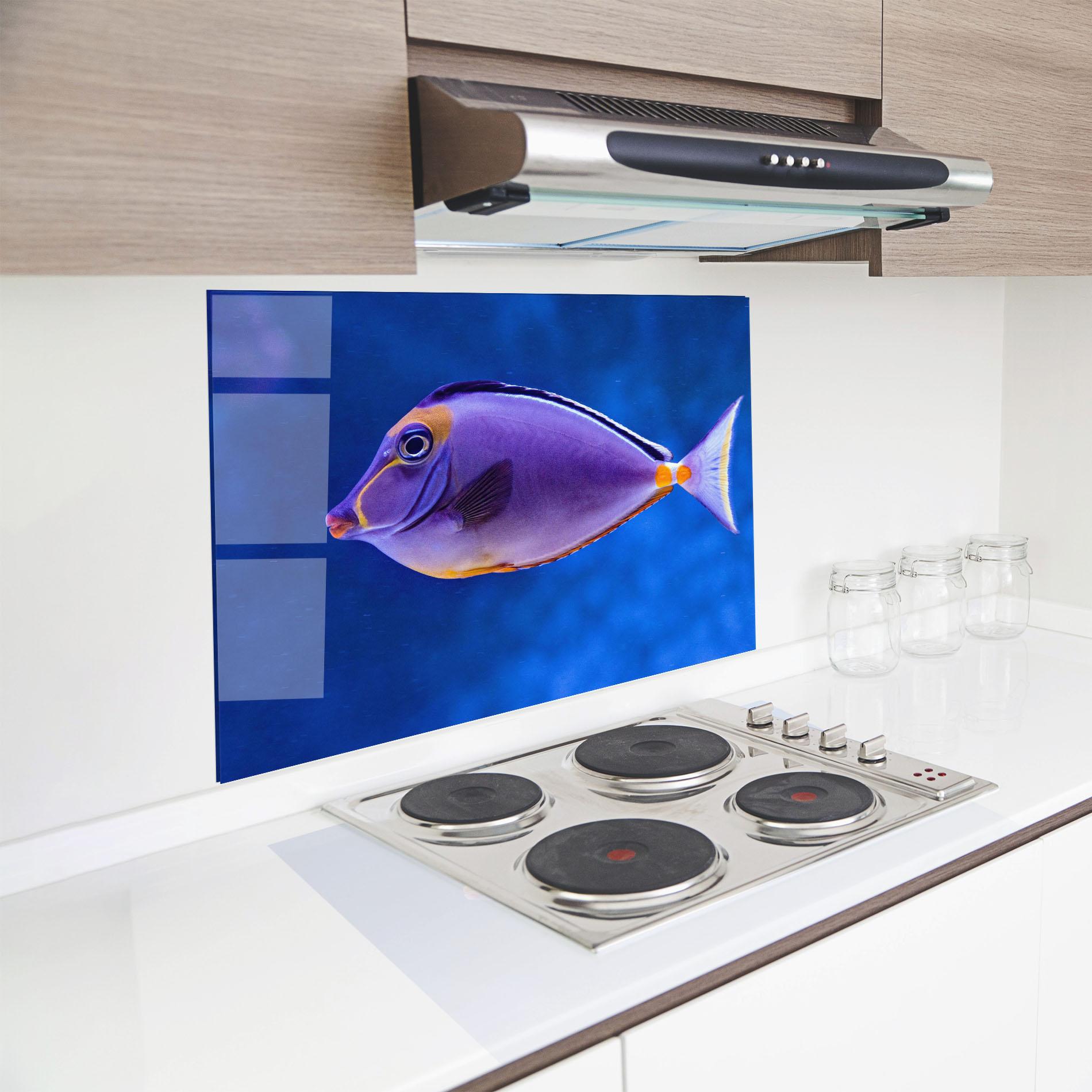 Panel Szklany do Kuchni Pink Lips Fish mockup 8