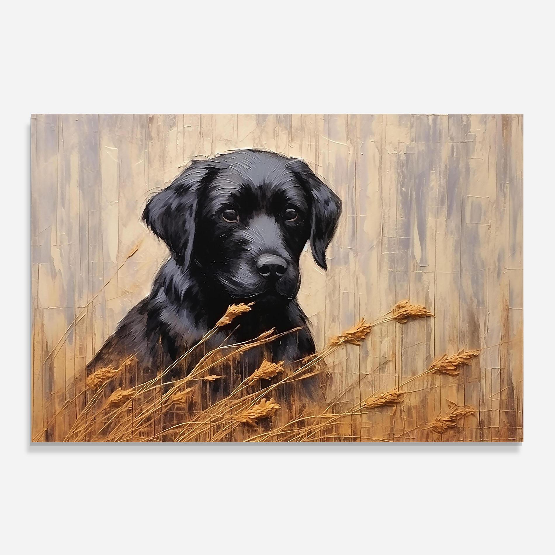 Panel Szklany do Kuchni Black Dog Art mockup 0
