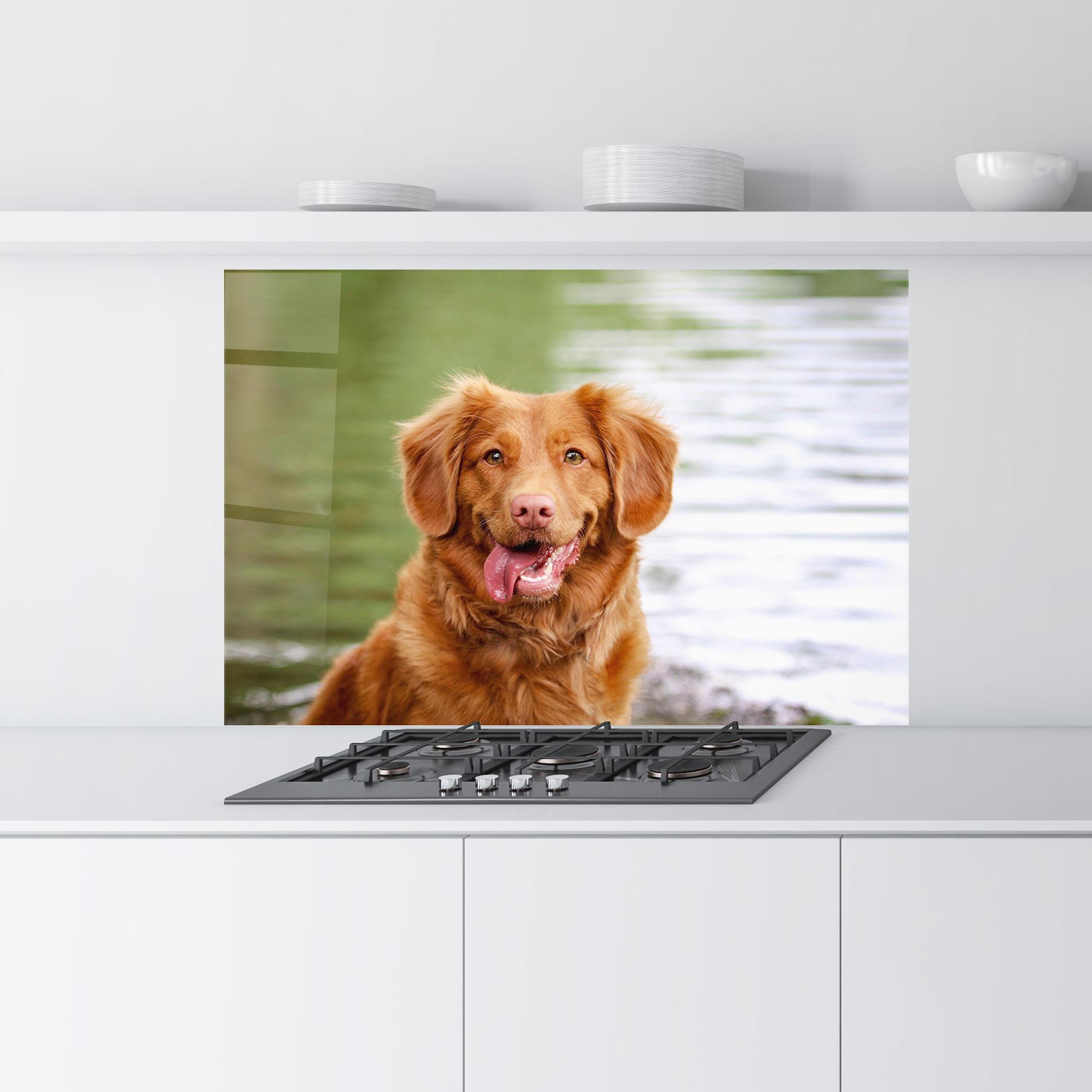 Panel Szklany do Kuchni Gren Water Dog mockup 9