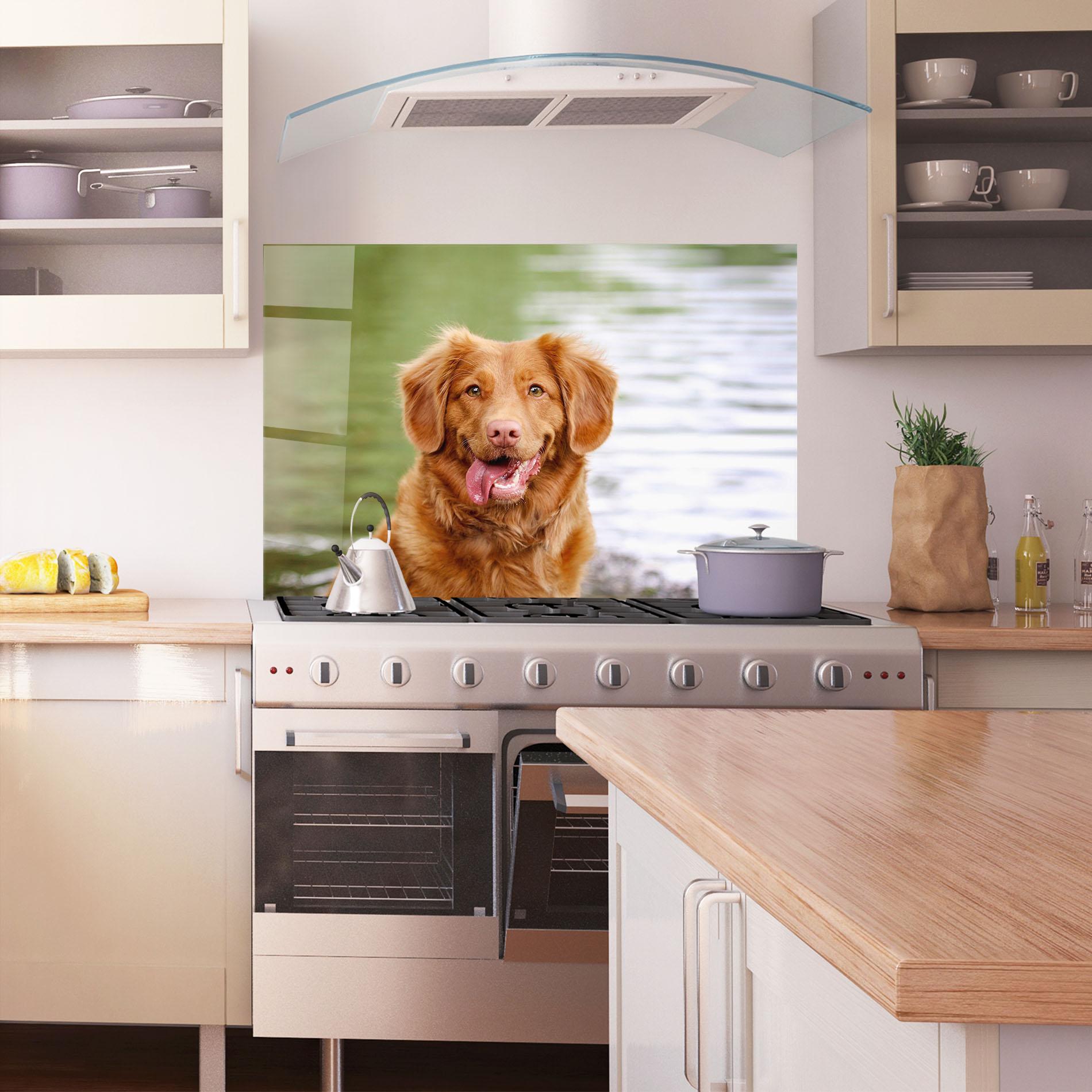 Panel Szklany do Kuchni Gren Water Dog mockup 1