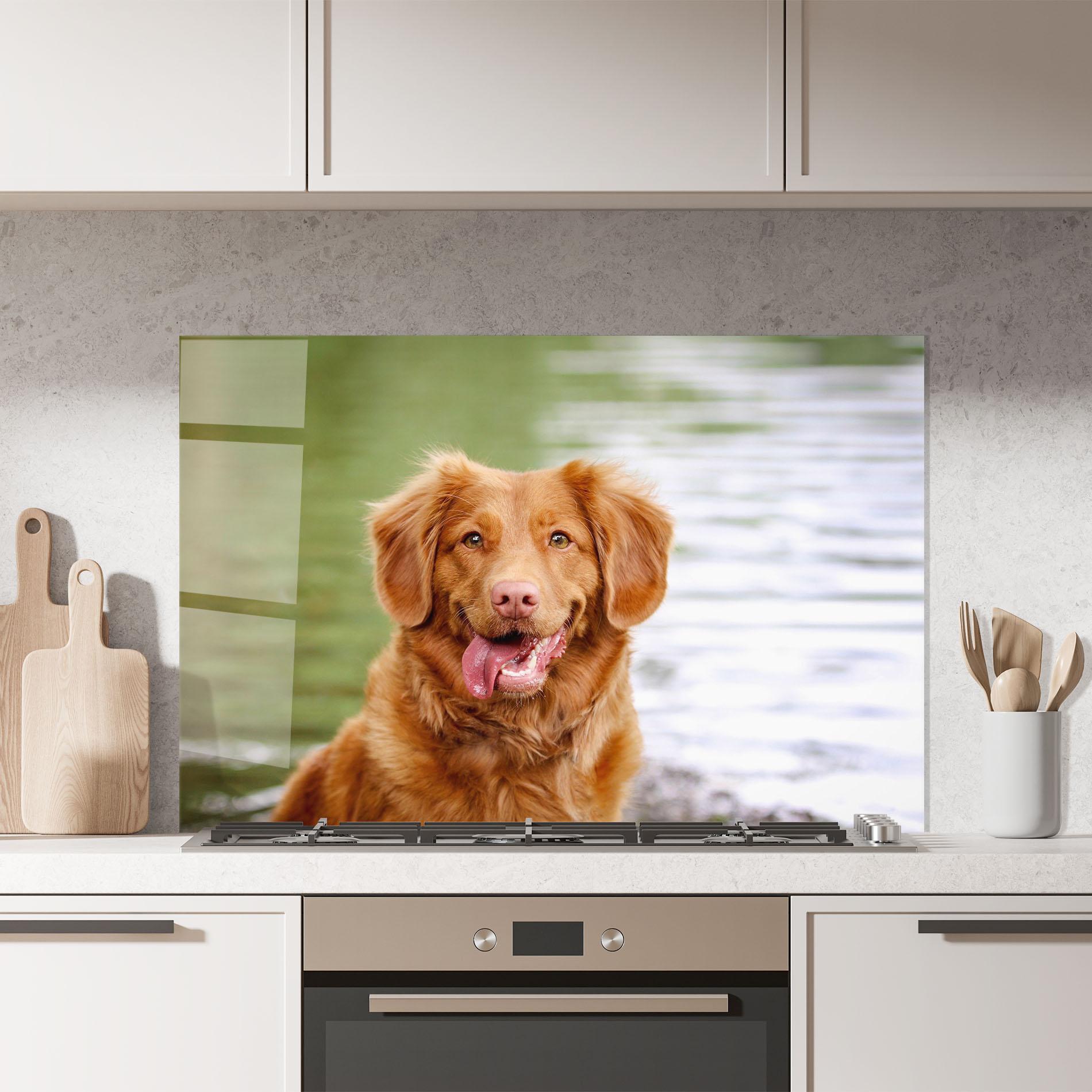 Panel Szklany do Kuchni Gren Water Dog mockup 7