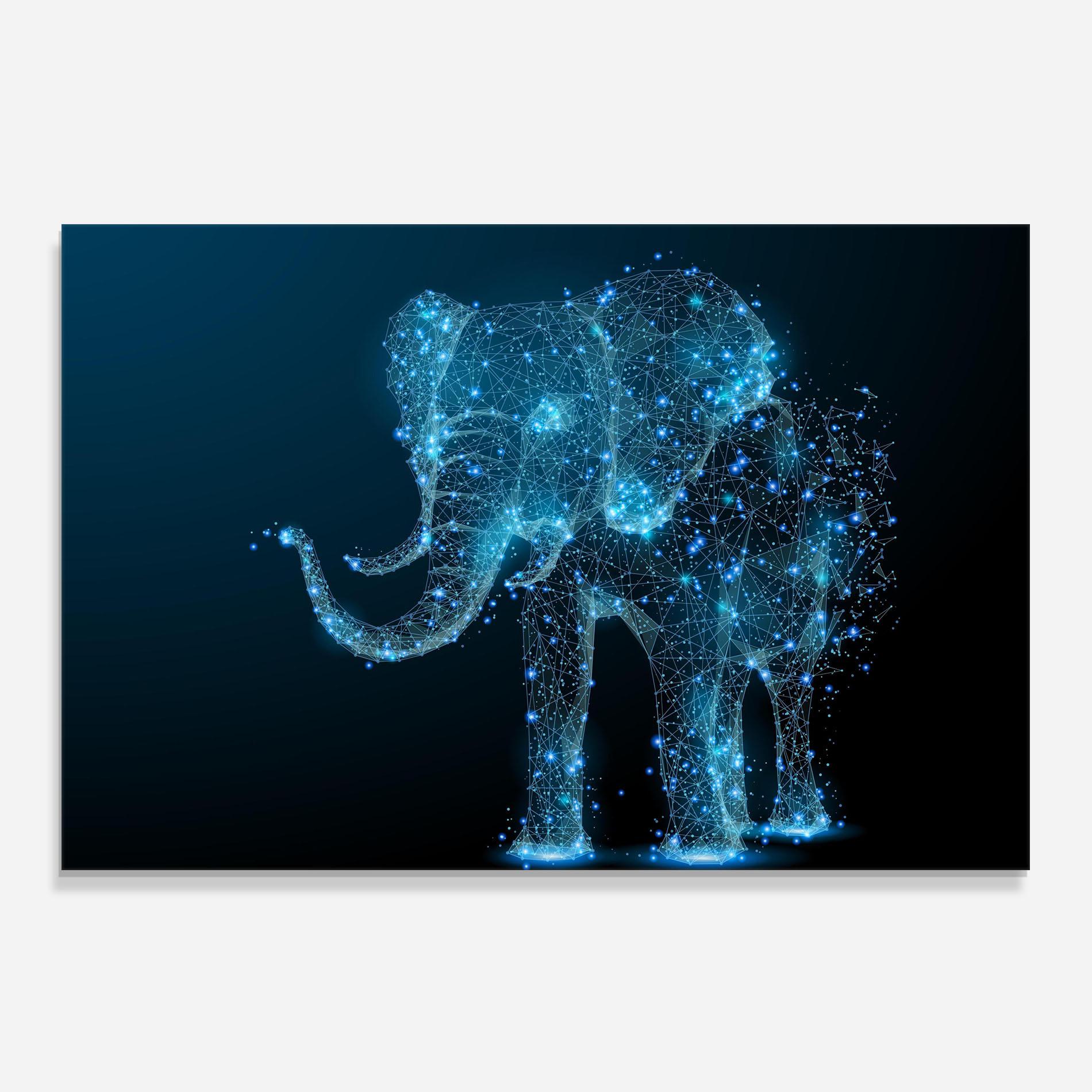 Panel Szklany do Kuchni Digital Elephant mockup 0