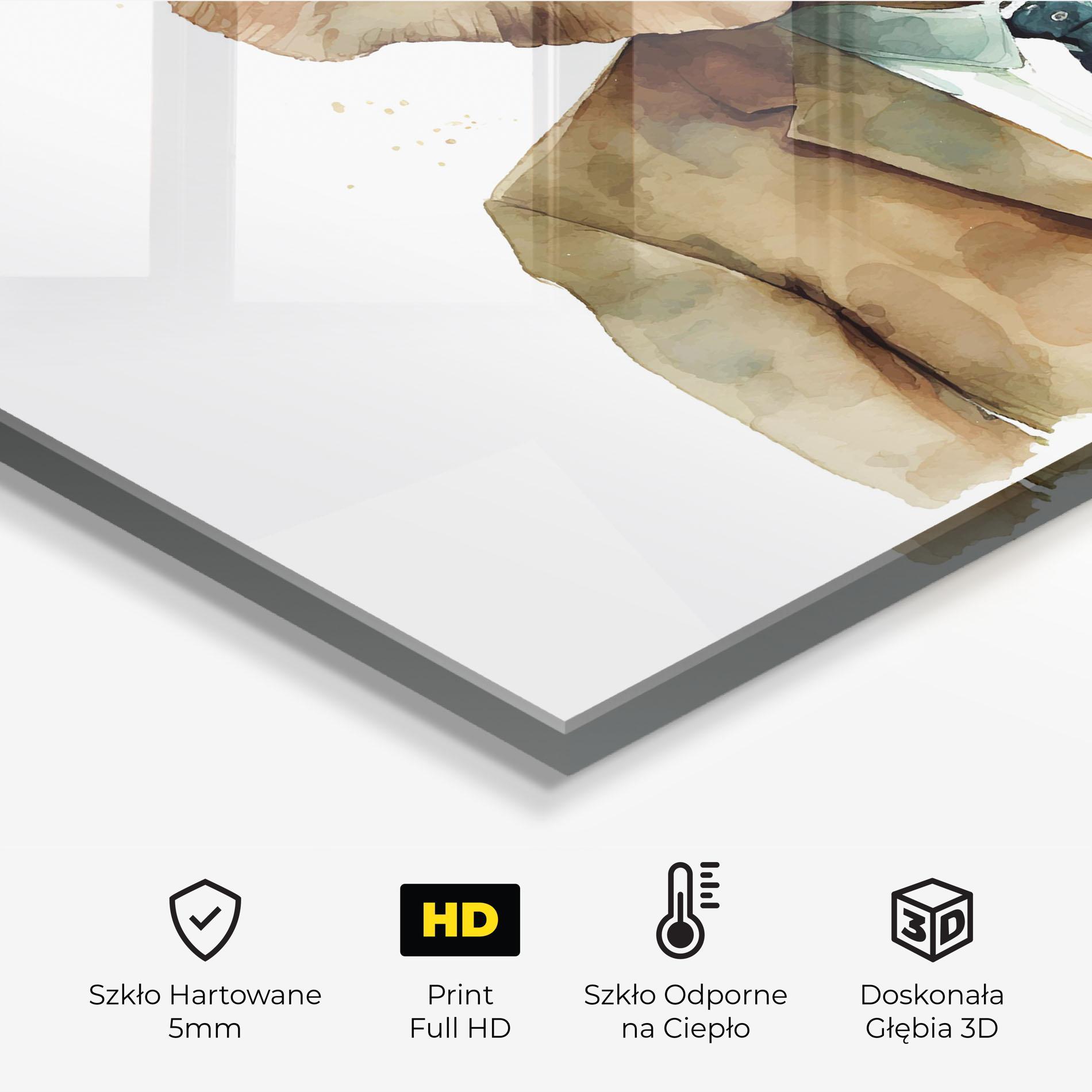 Panel Szklany do Kuchni Bussines Elephant mockup 2