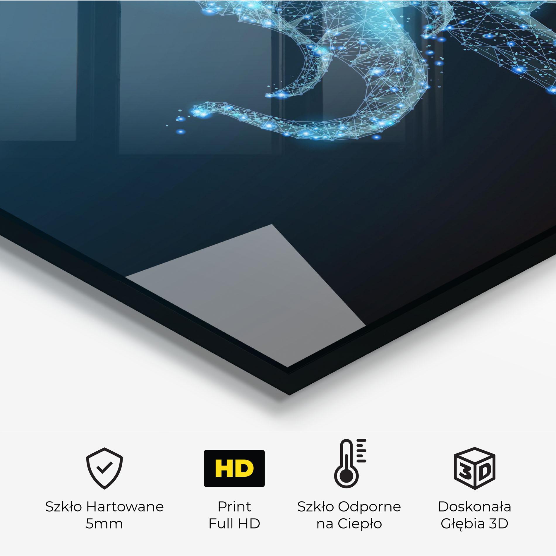 Panel Szklany do Kuchni Digital Elephant mockup 2