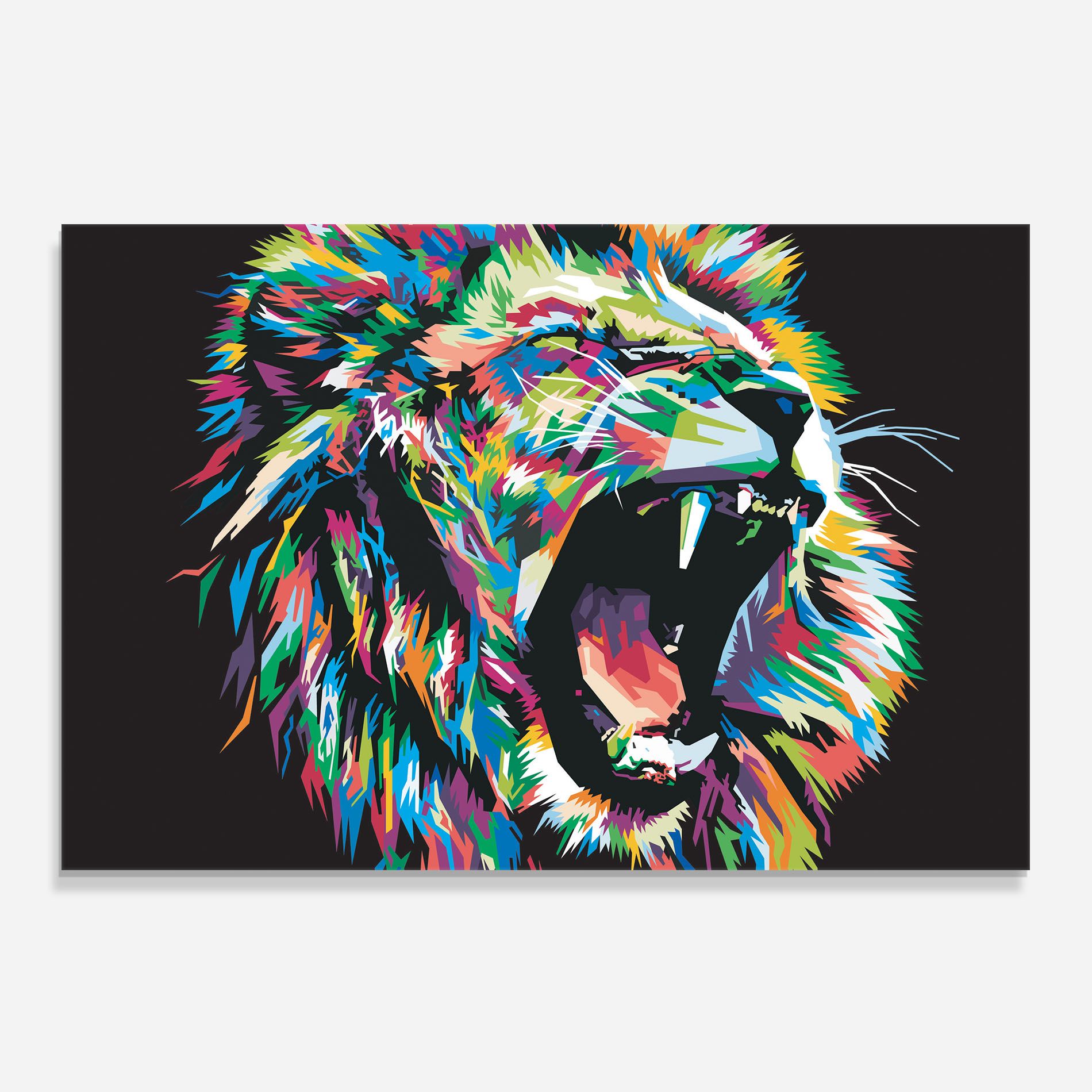 Green Blue Lion mockup 0