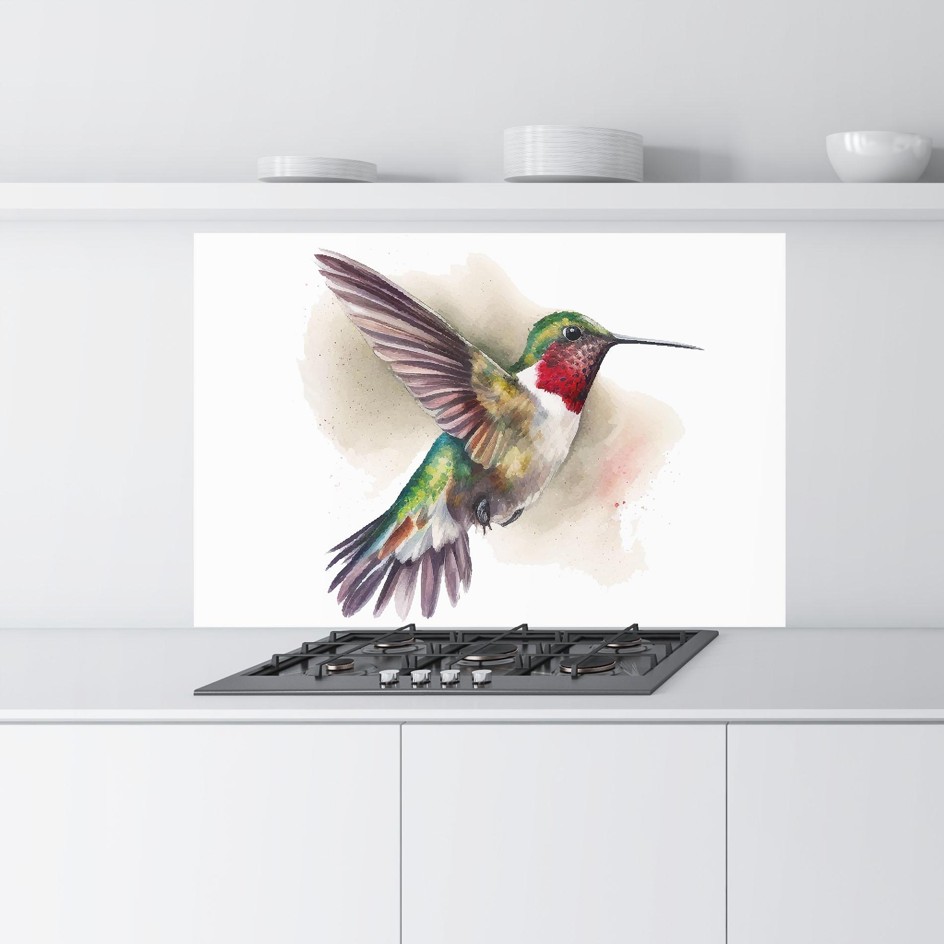 Panel Szklany do Kuchni Beautiful Bird mockup 9