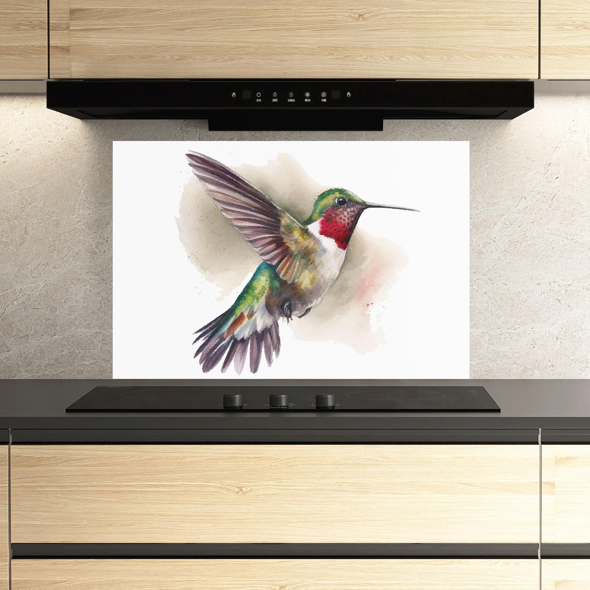 Panel Szklany do Kuchni Beautiful Bird mockup 3
