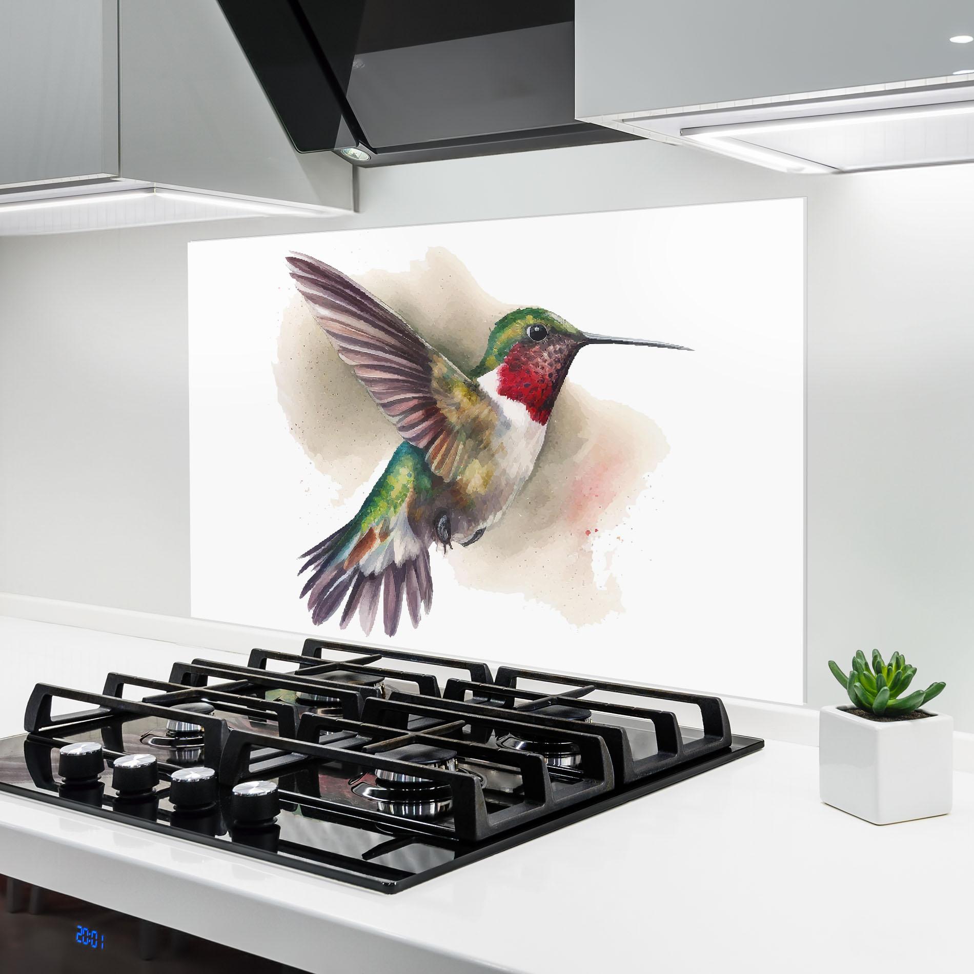 Panel Szklany do Kuchni Beautiful Bird mockup 6