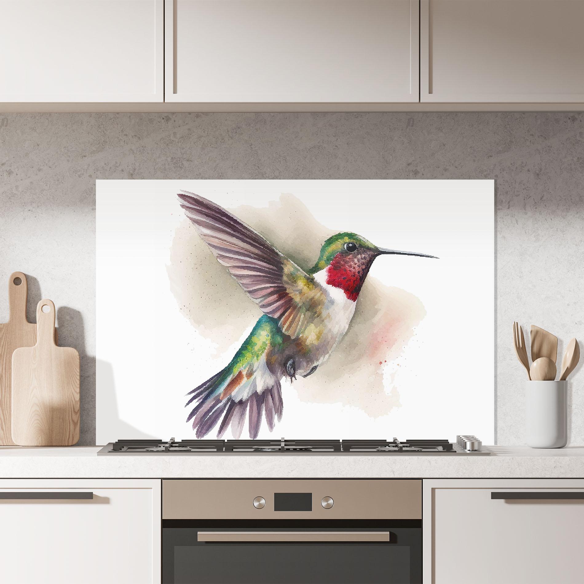 Panel Szklany do Kuchni Beautiful Bird mockup 7