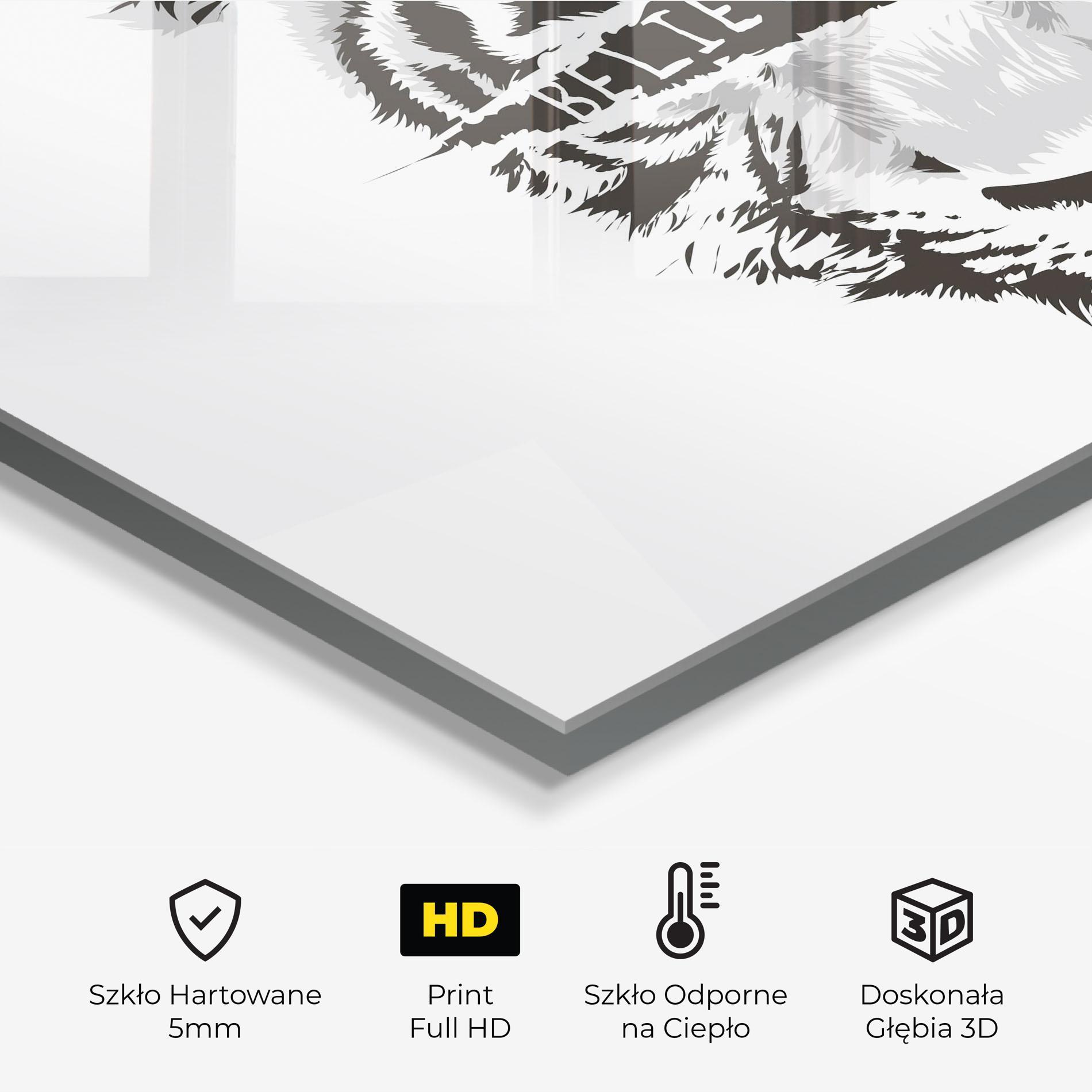 Panel Szklany do Kuchni Belive In Your Power mockup 2