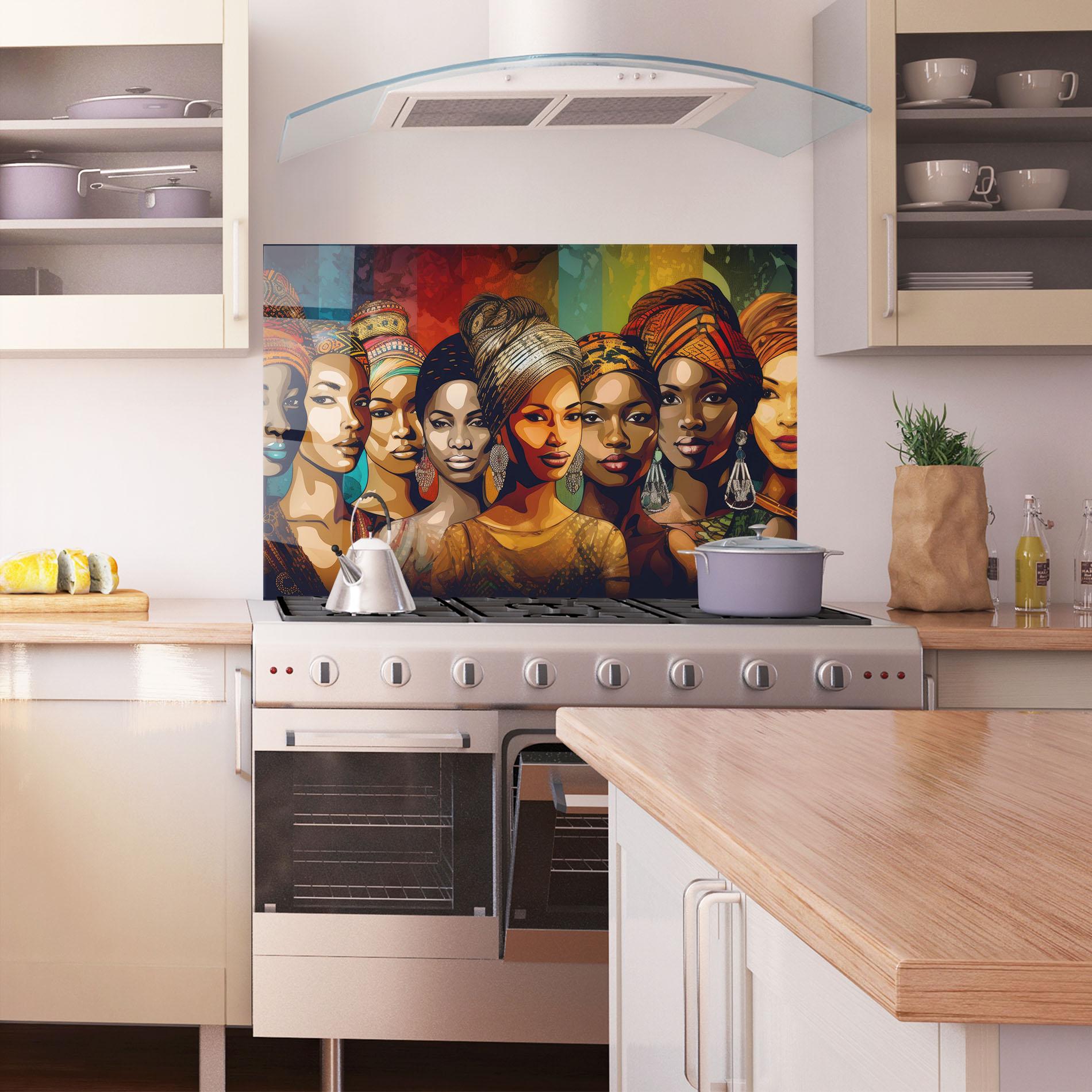 Panel Szklany do Kuchni Cultural Diversity mockup 1