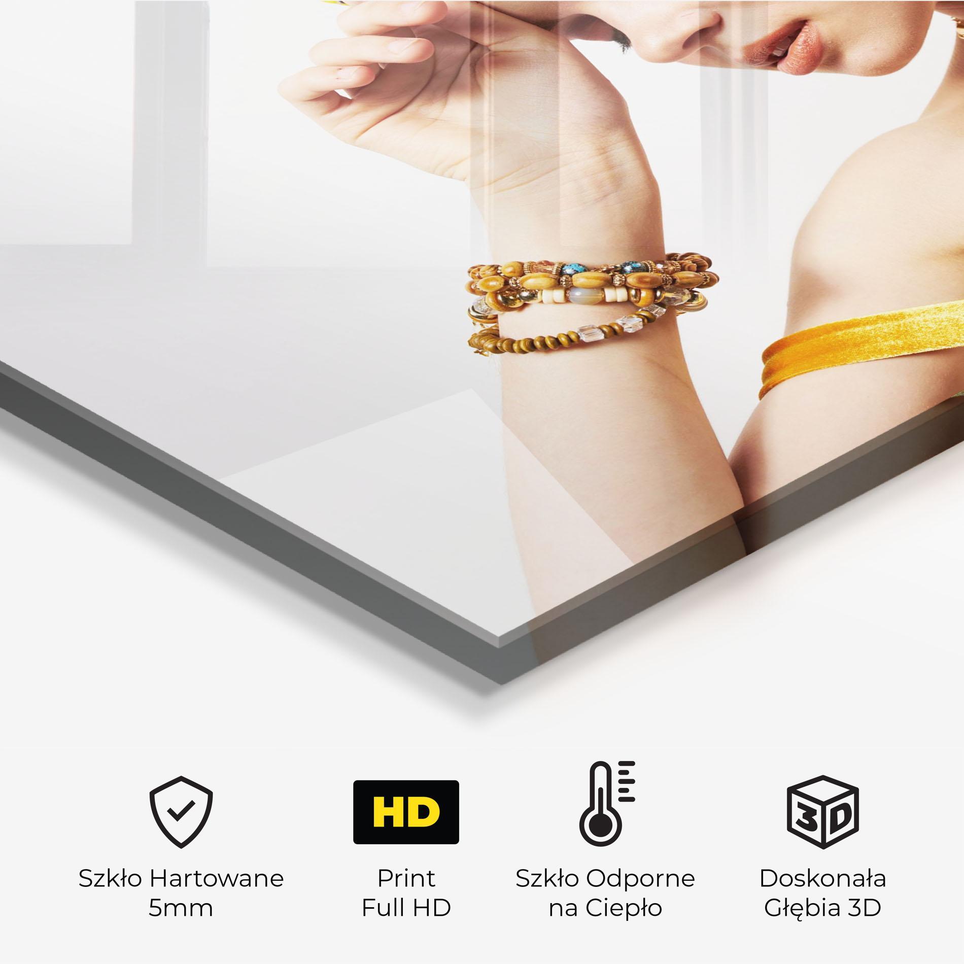 Panel Szklany do Kuchni Multicolored Turban mockup 2