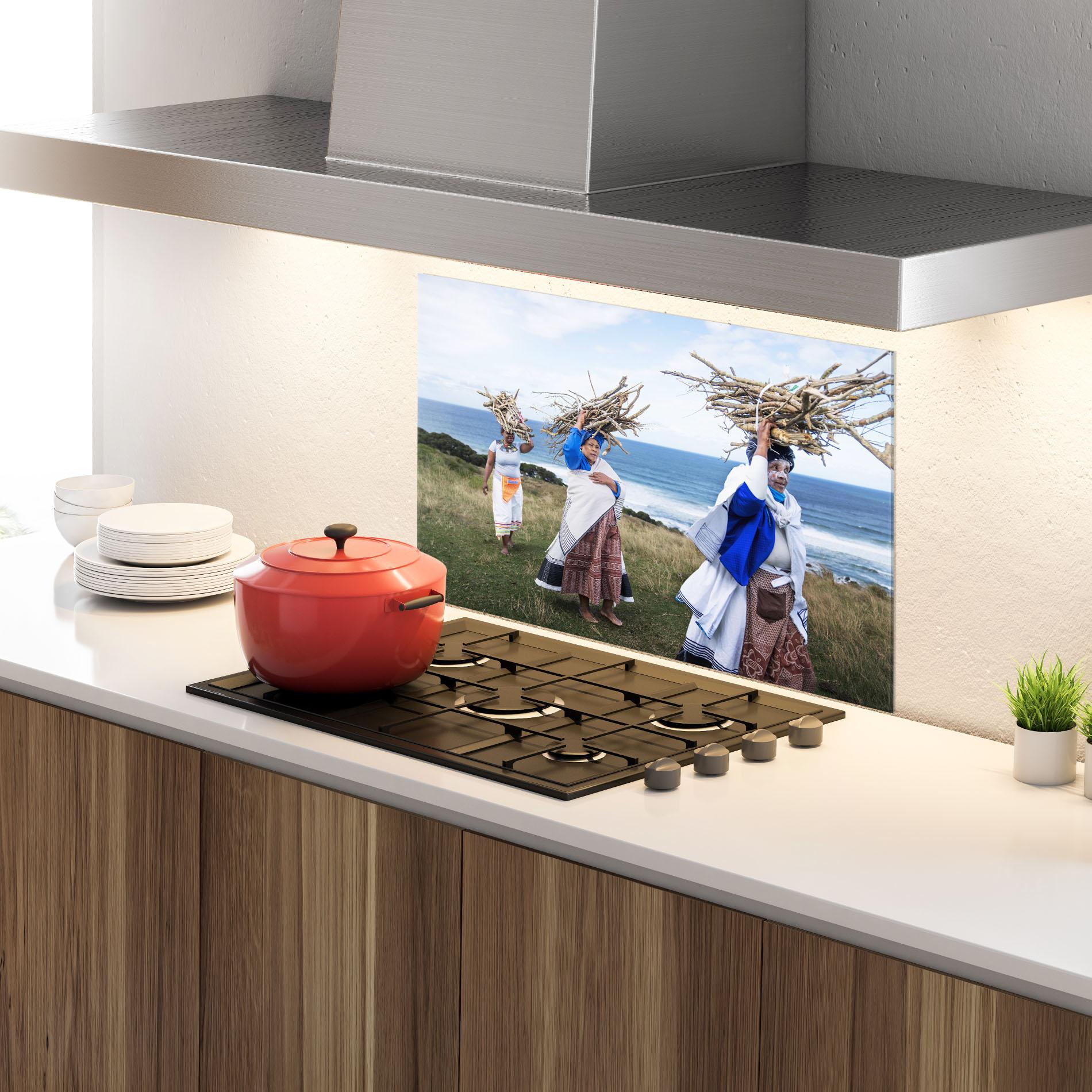 Panel Szklany do Kuchni Indigenous People mockup 4