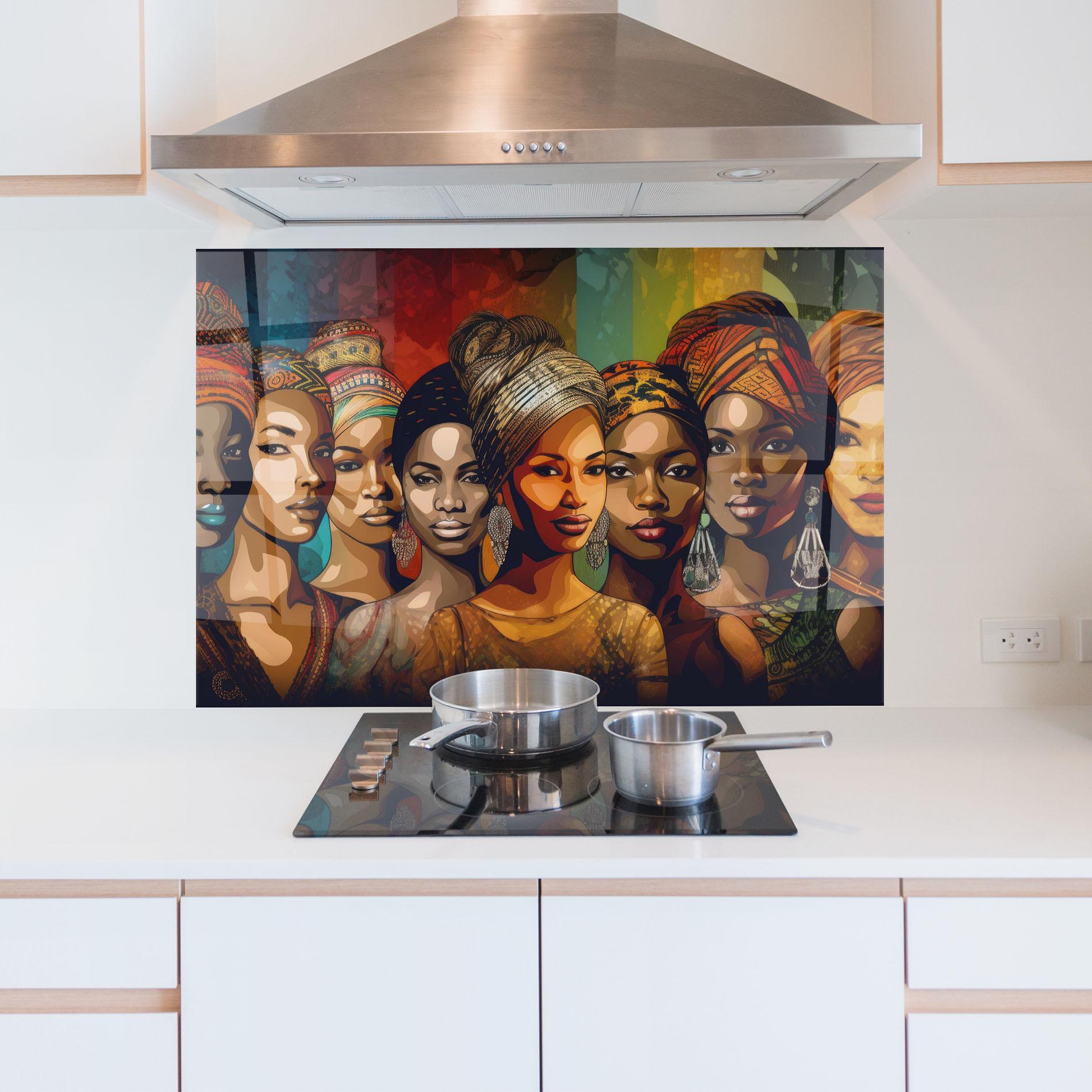 Panel Szklany do Kuchni Cultural Diversity mockup 5