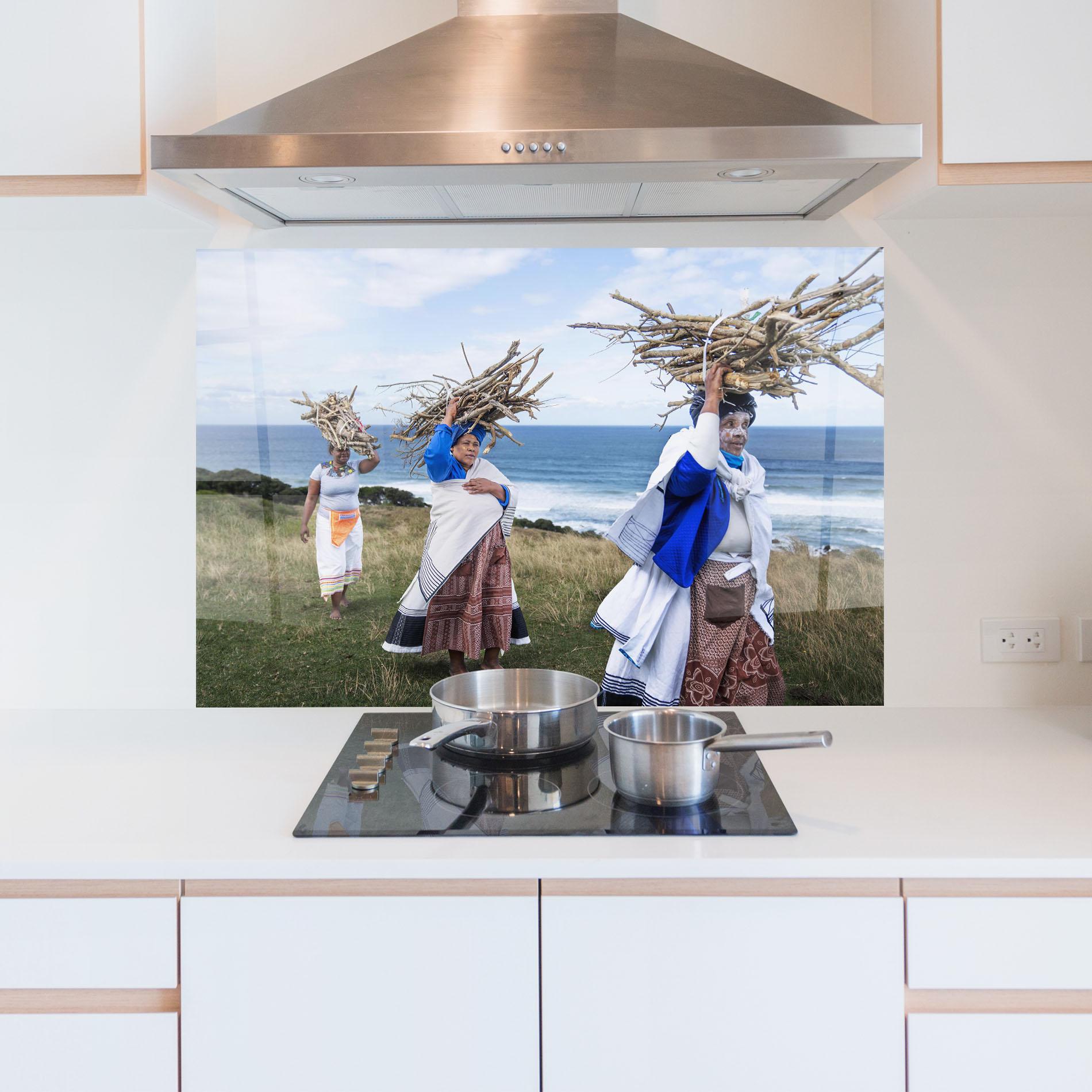 Panel Szklany do Kuchni Indigenous People mockup 5