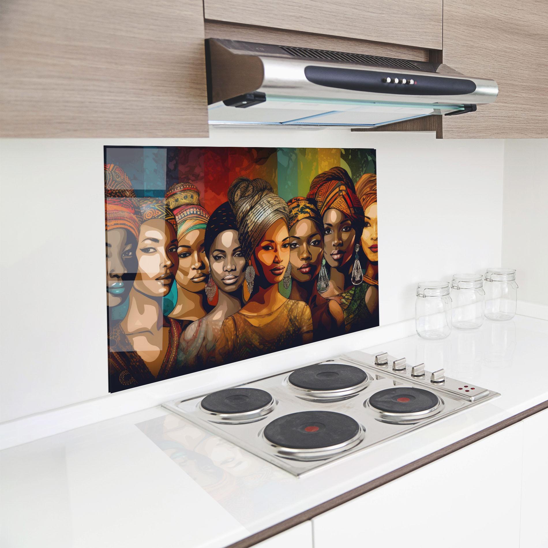 Panel Szklany do Kuchni Cultural Diversity mockup 8