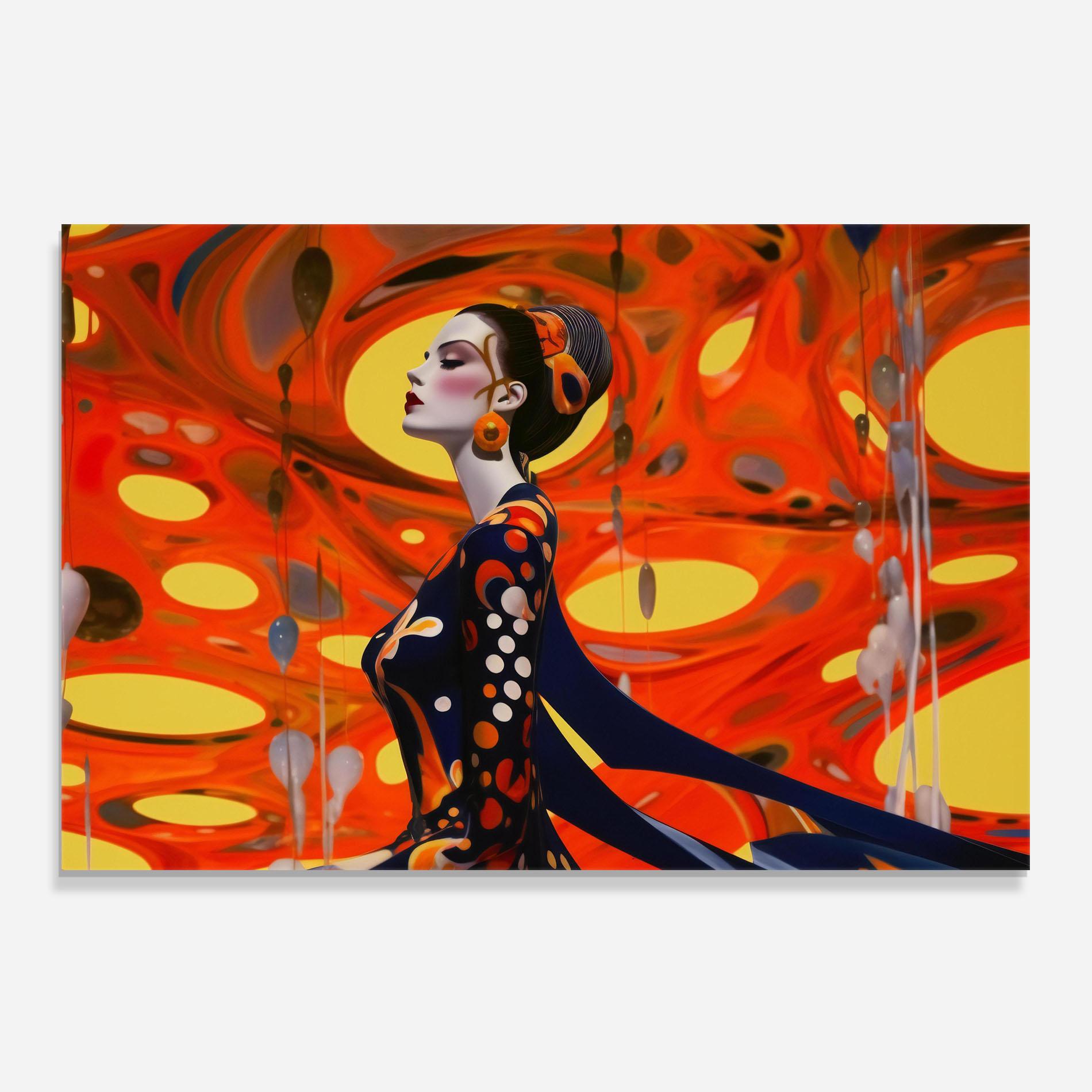 Panel Szklany do Kuchni Big Orange Accesories mockup 0