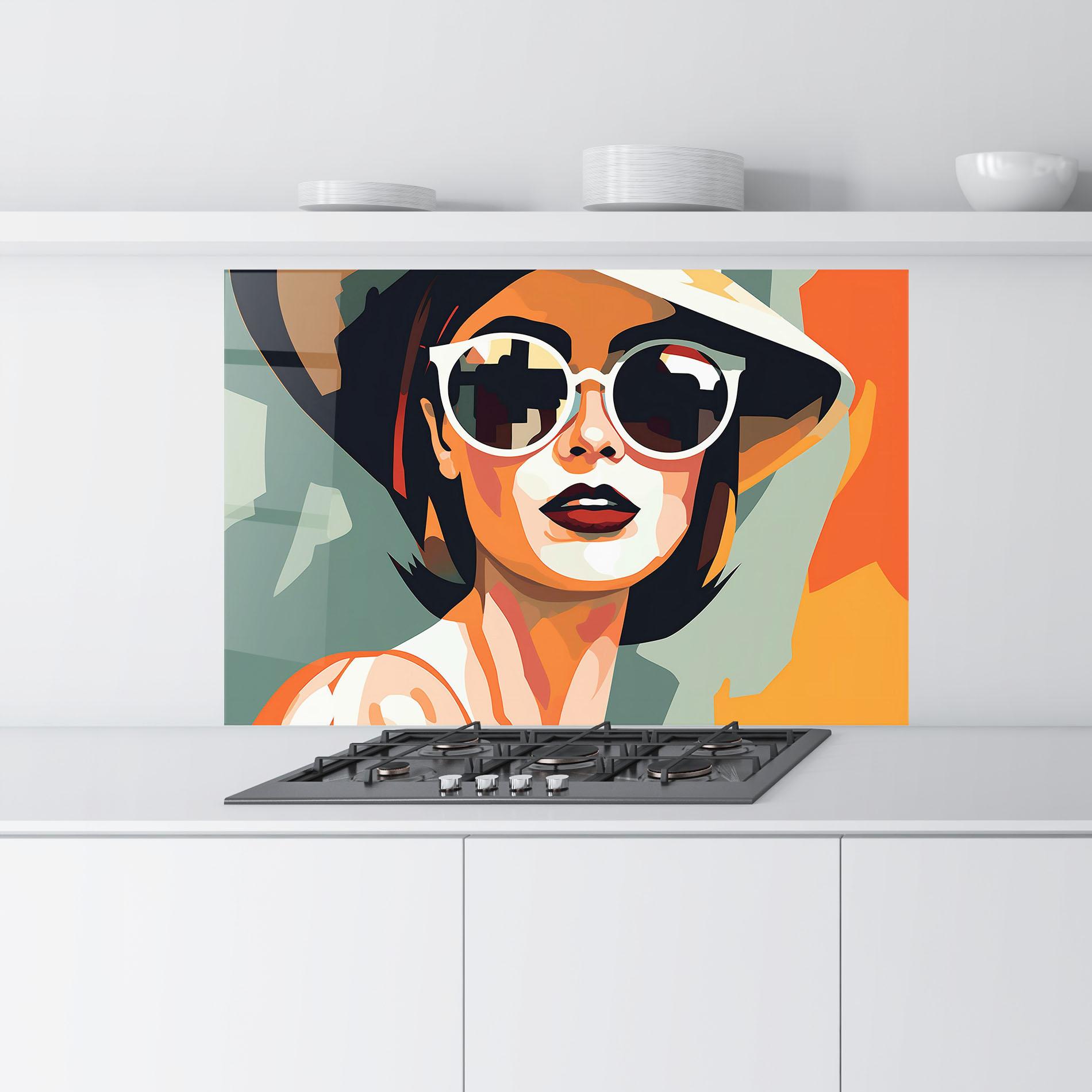 Panel Szklany do Kuchni Modern Design Style mockup 9