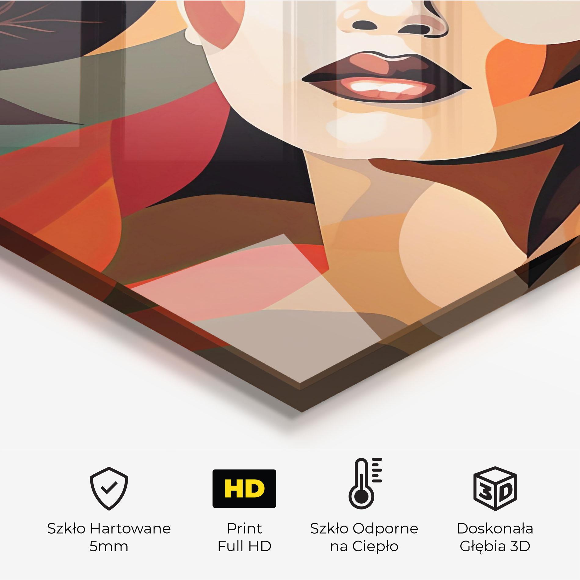 Panel Szklany do Kuchni Modern Makeup mockup 2