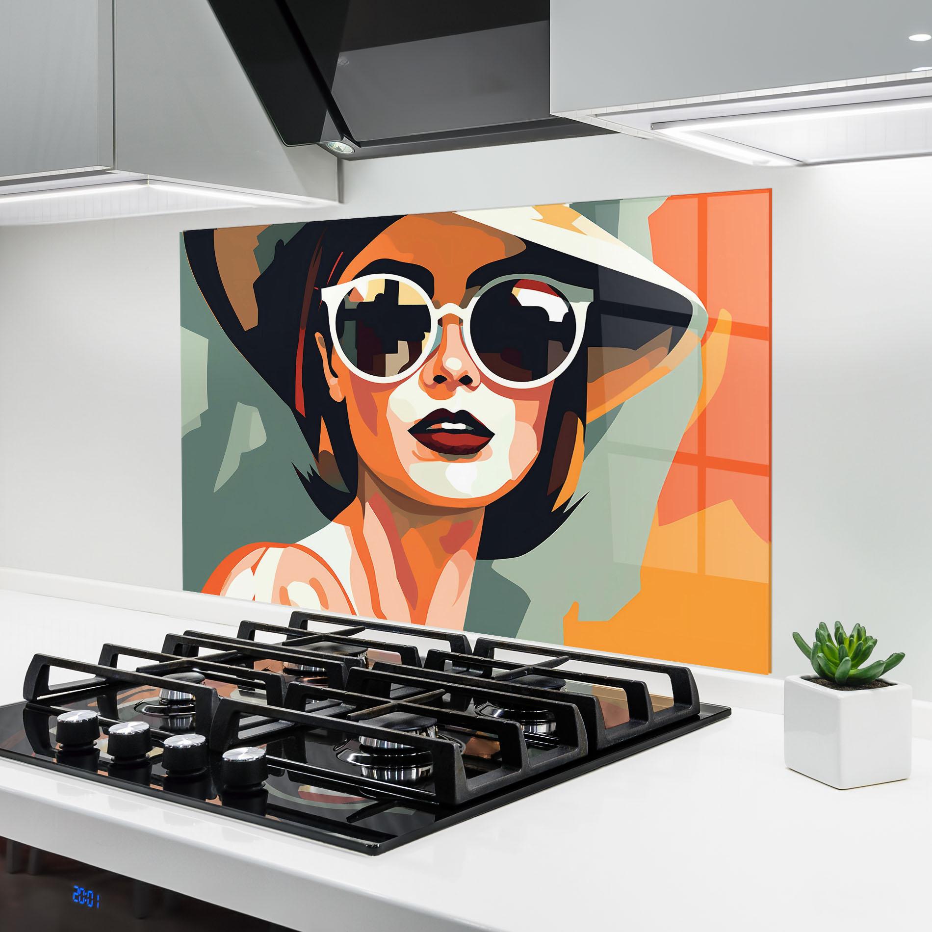 Panel Szklany do Kuchni Modern Design Style mockup 6