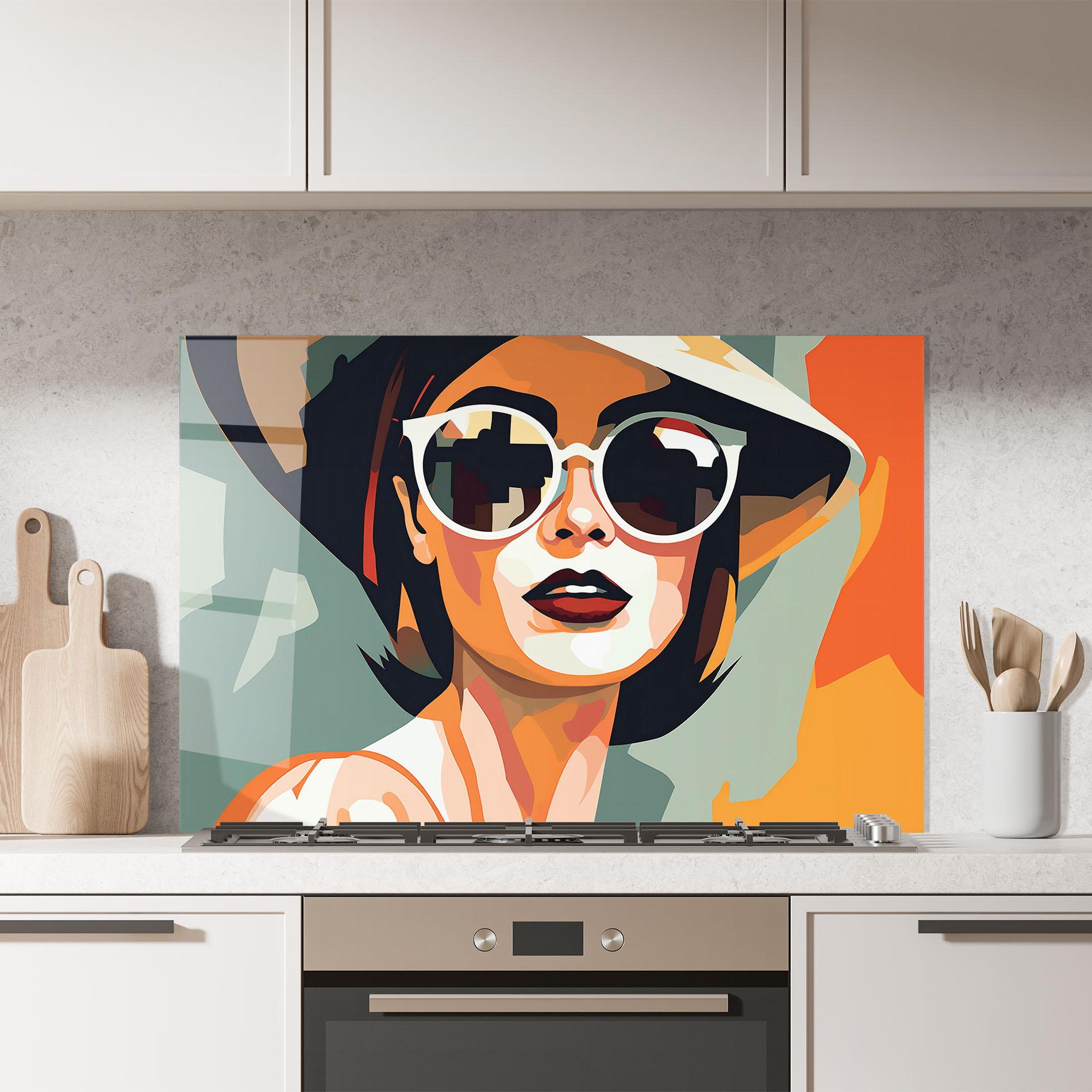 Panel Szklany do Kuchni Modern Design Style mockup 7