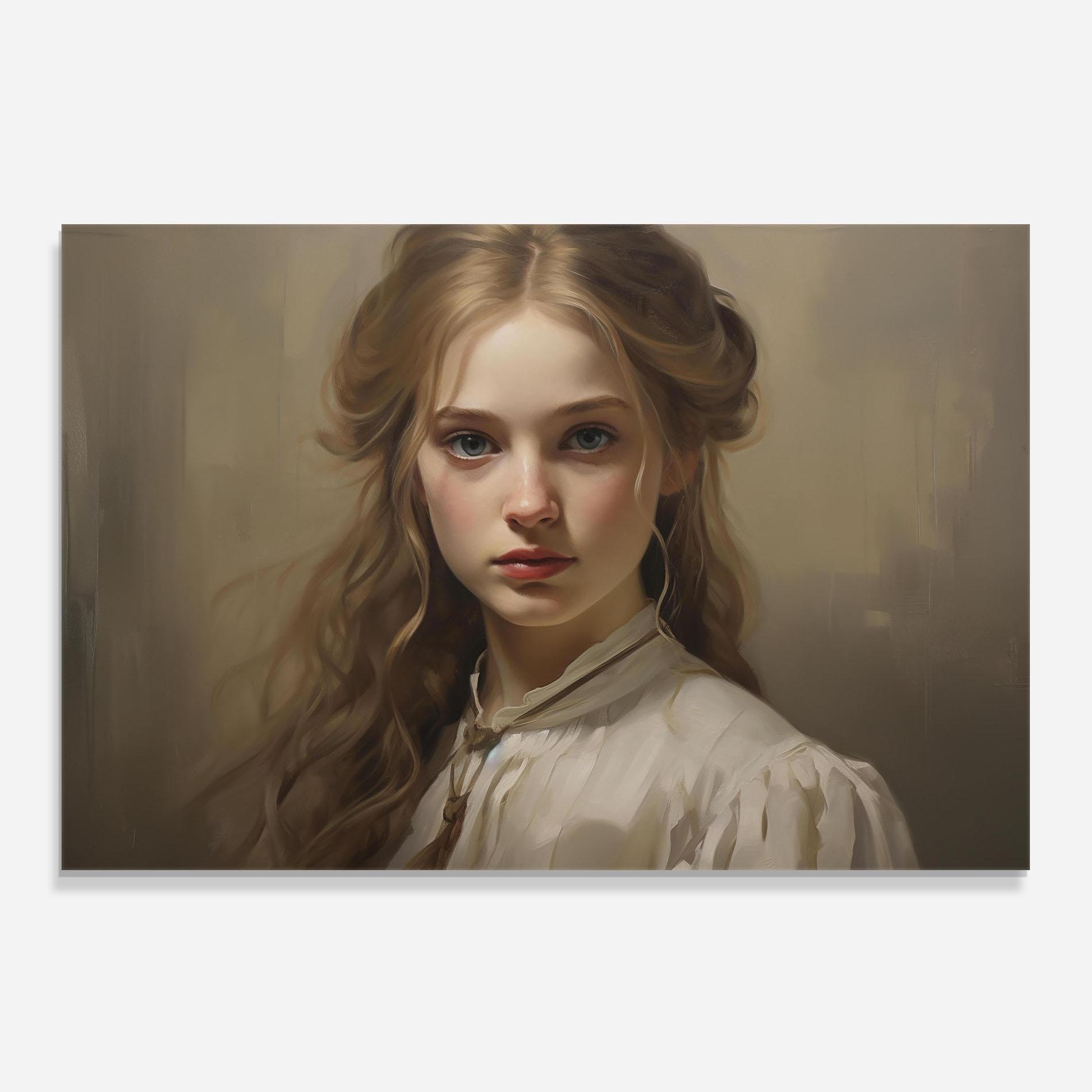 Panel Szklany do Kuchni Timeless Portrait mockup 0