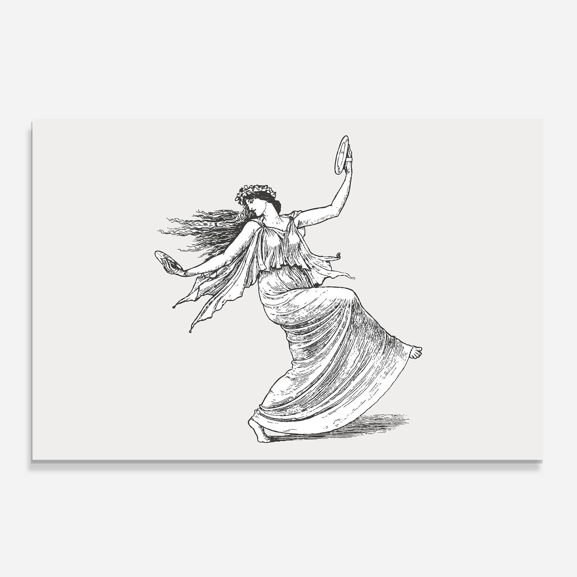 Panel Szklany do Kuchni Vintage Dance mockup 0