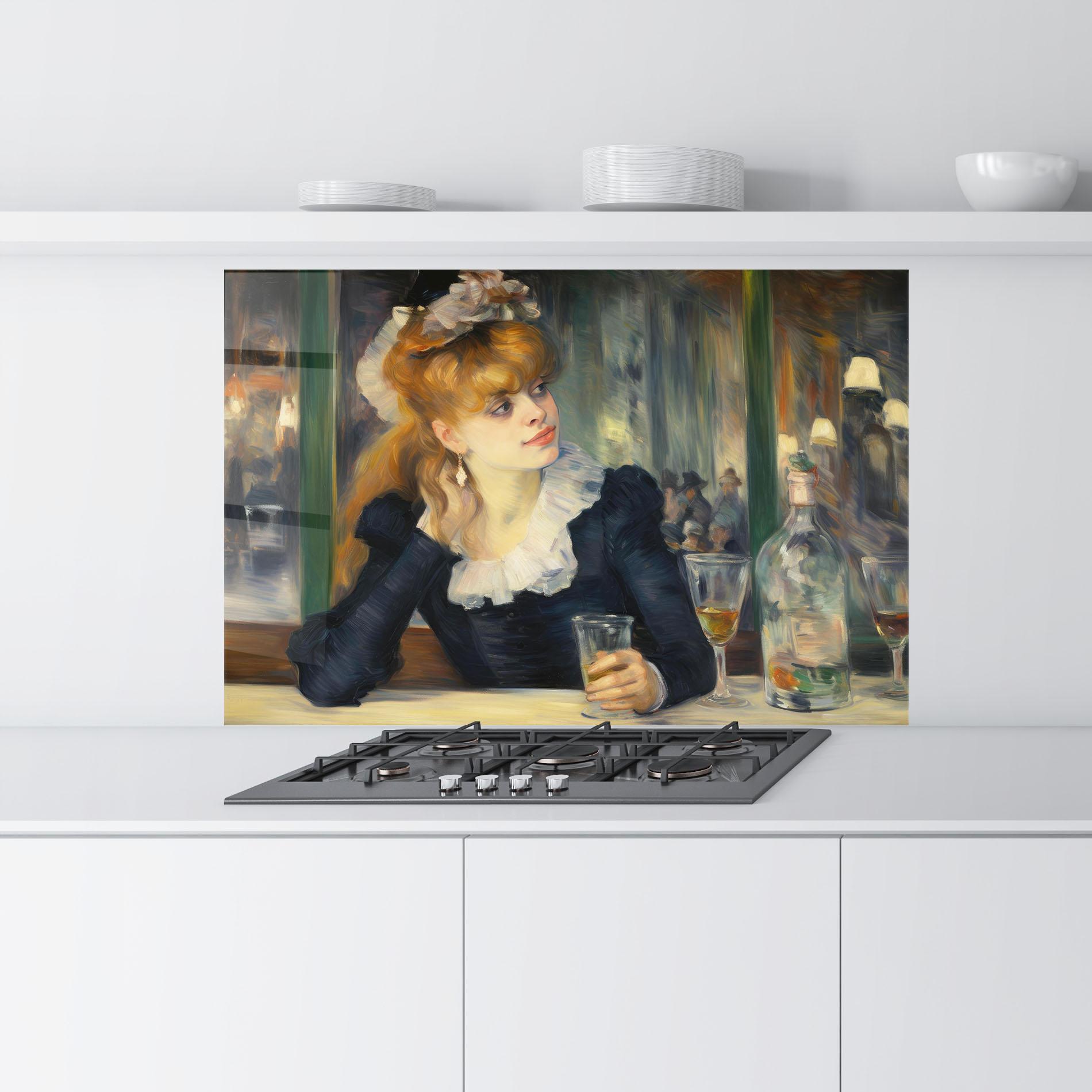 Panel Szklany do Kuchni Elegant Vintage Fashion mockup 9