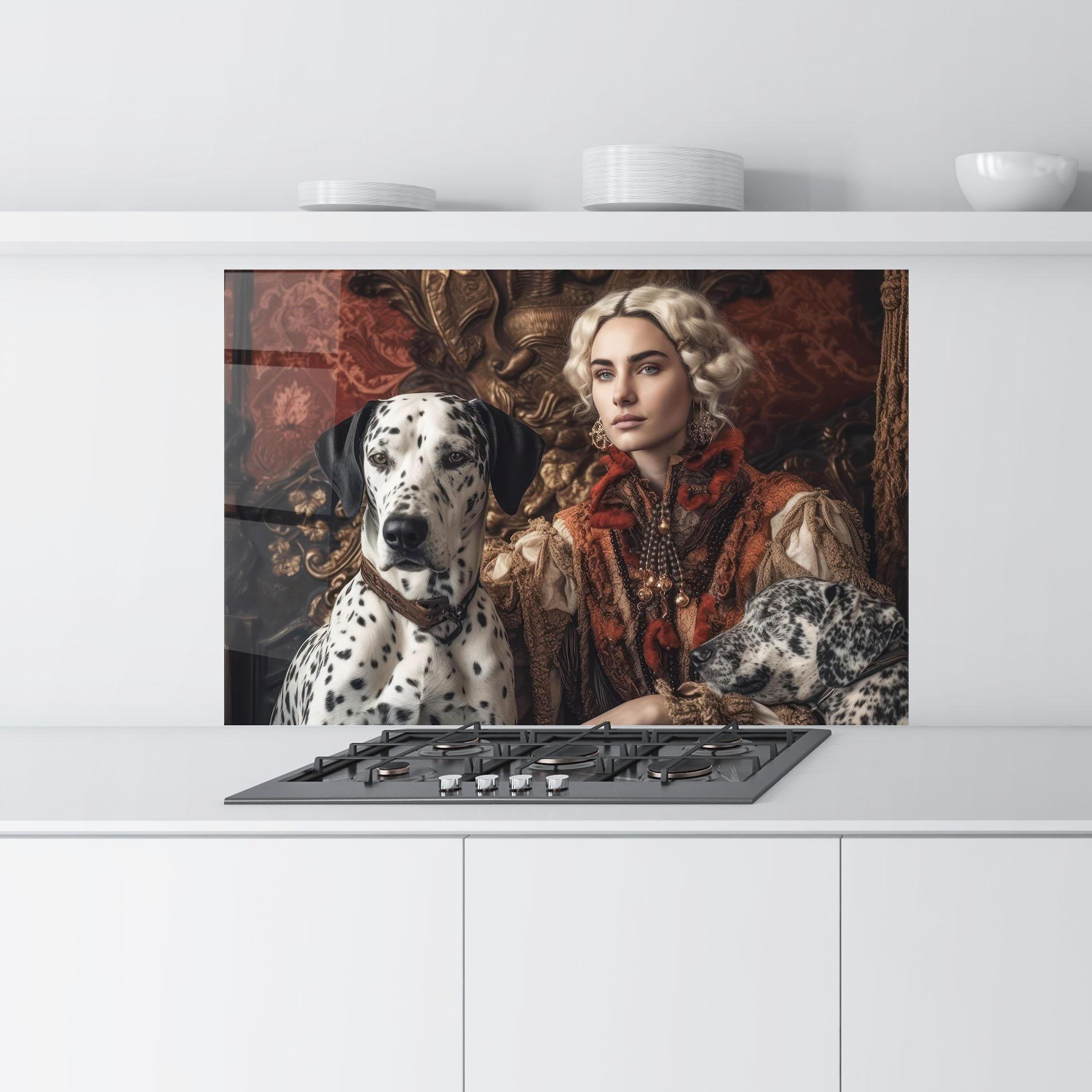 Panel Szklany do Kuchni Queen Fashion mockup 9