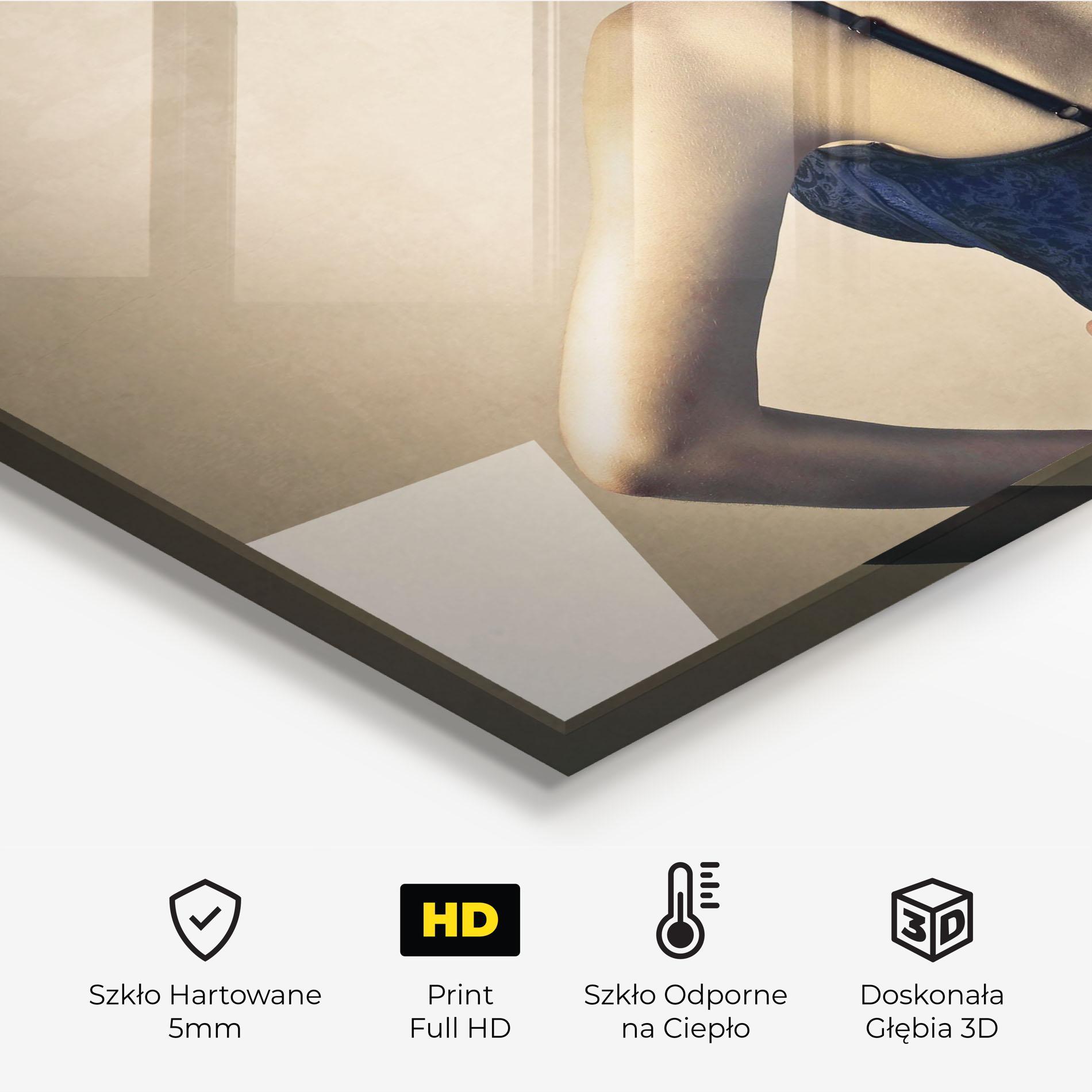 Panel Szklany do Kuchni Pin Up Girl mockup 2