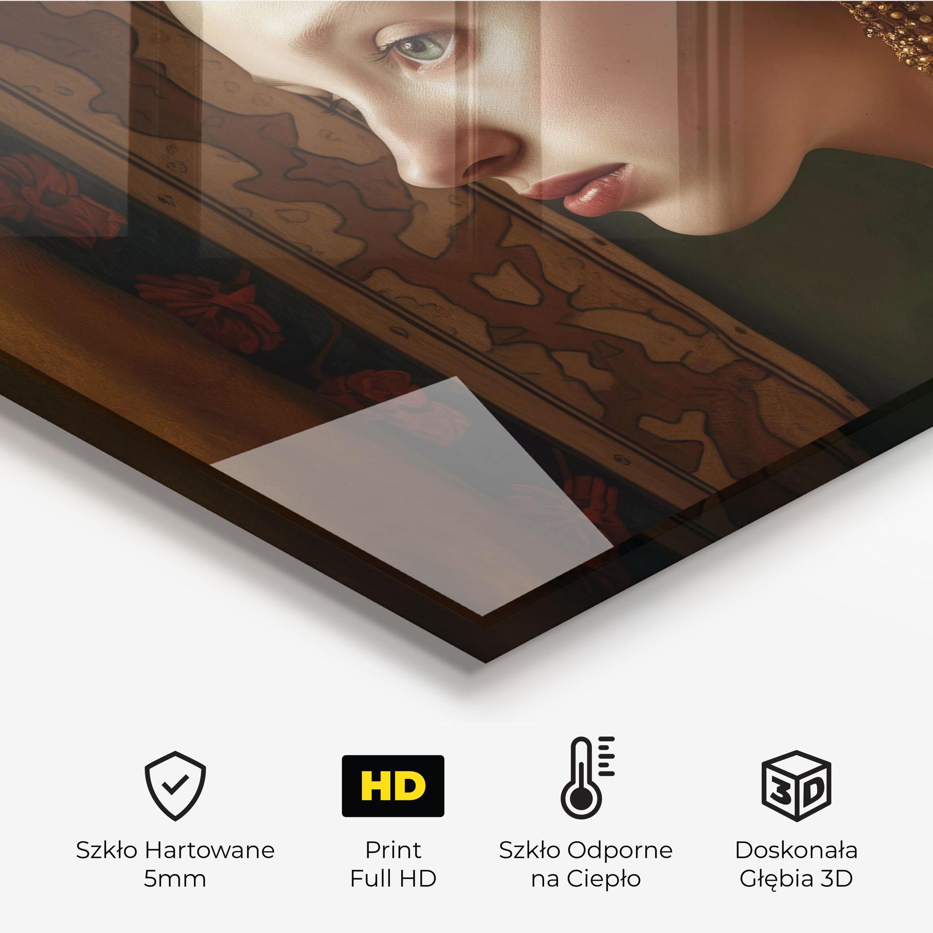 Panel Szklany do Kuchni Timeless Beauty mockup 2