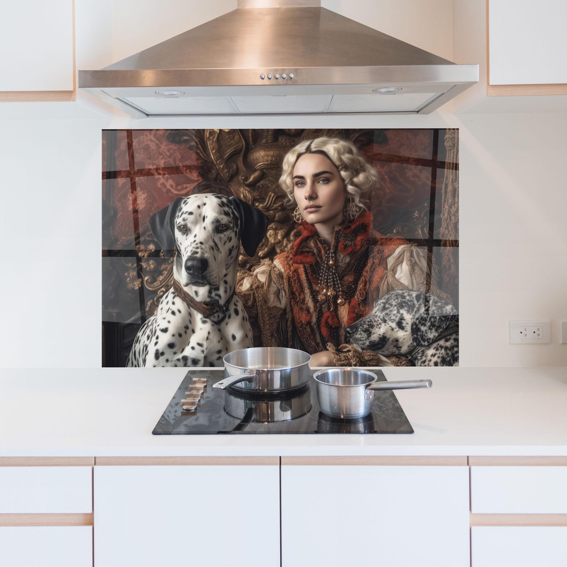 Panel Szklany do Kuchni Queen Fashion mockup 5