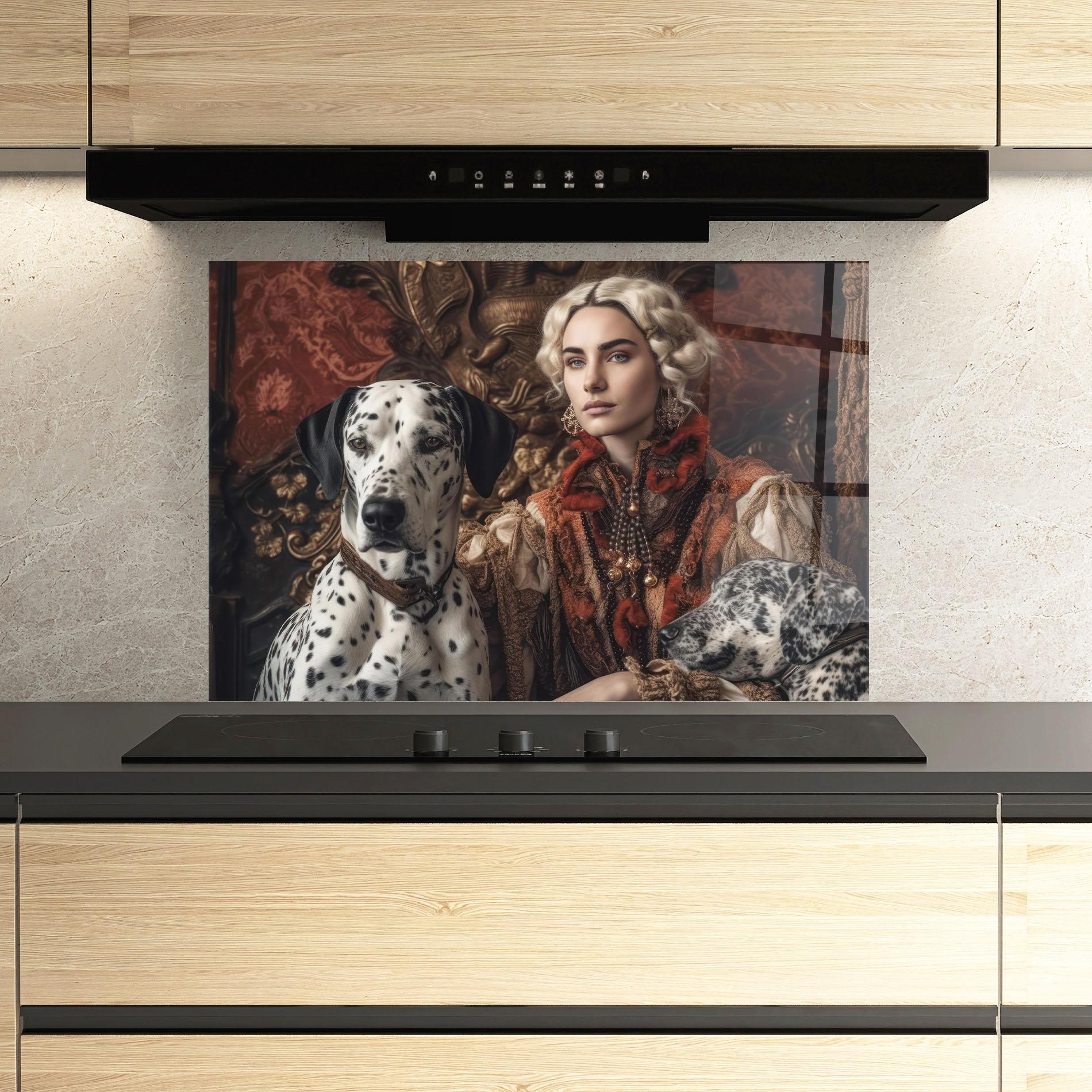 Panel Szklany do Kuchni Queen Fashion mockup 3