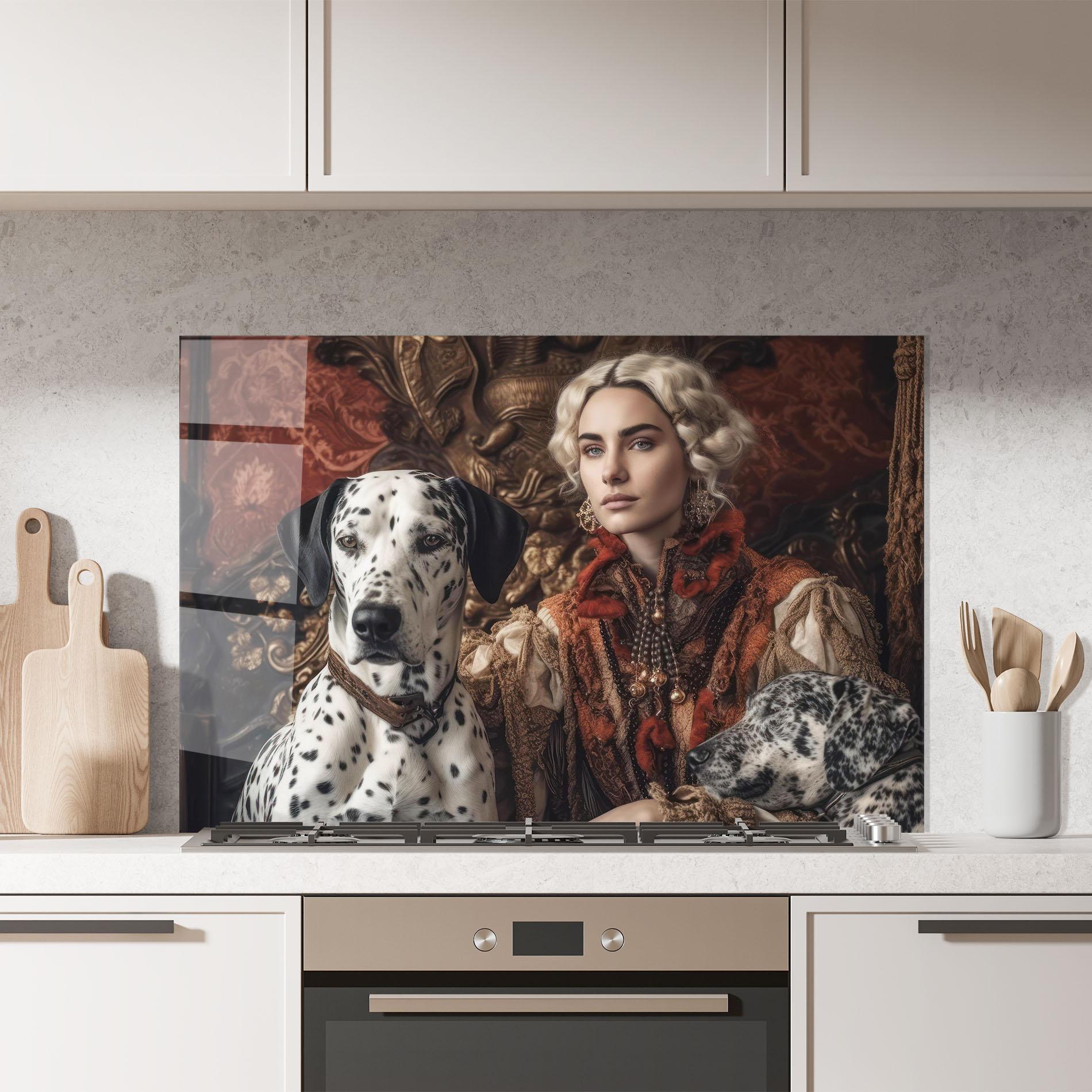 Panel Szklany do Kuchni Queen Fashion mockup 7