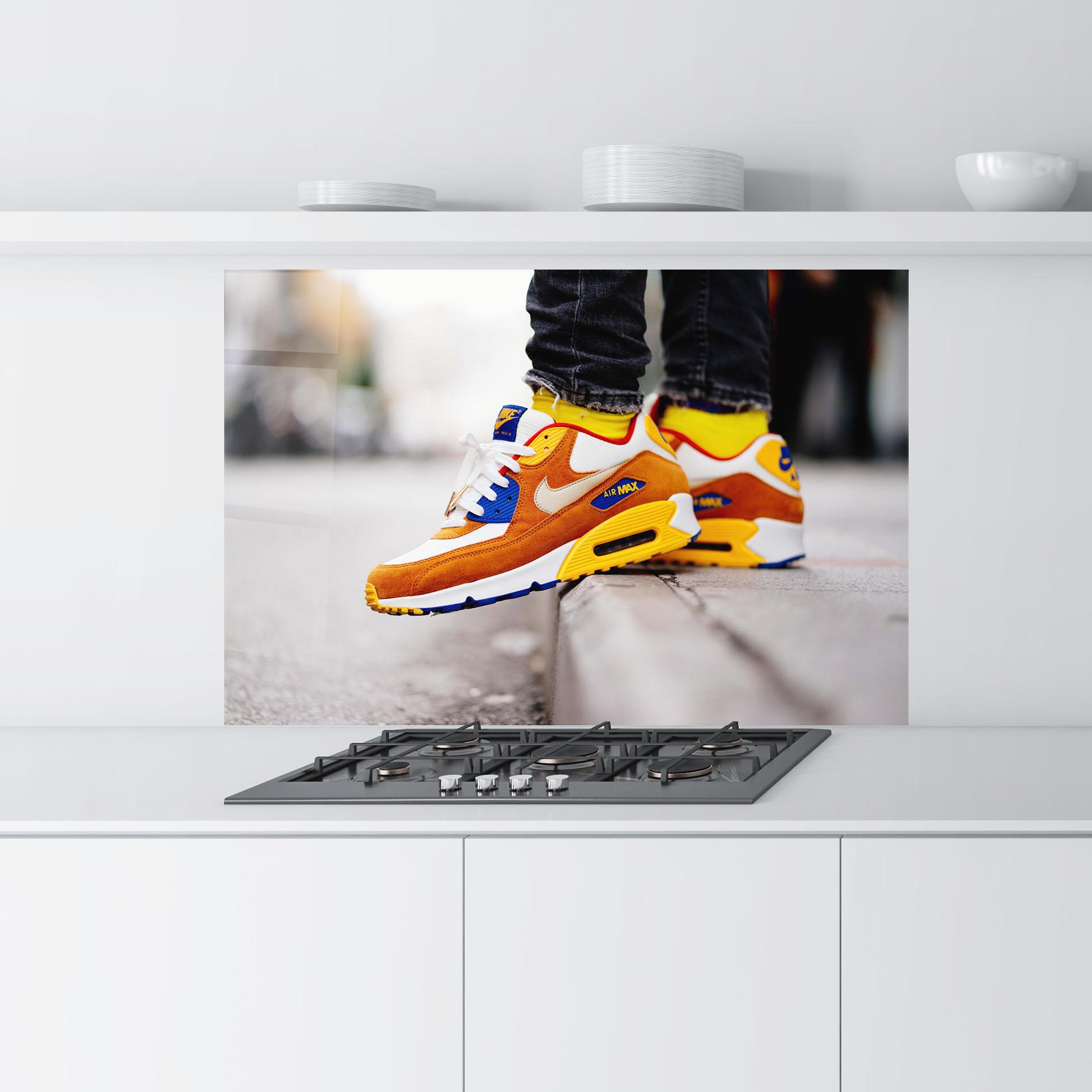 Panel Szklany do Kuchni Nike Air Max Shoes mockup 9