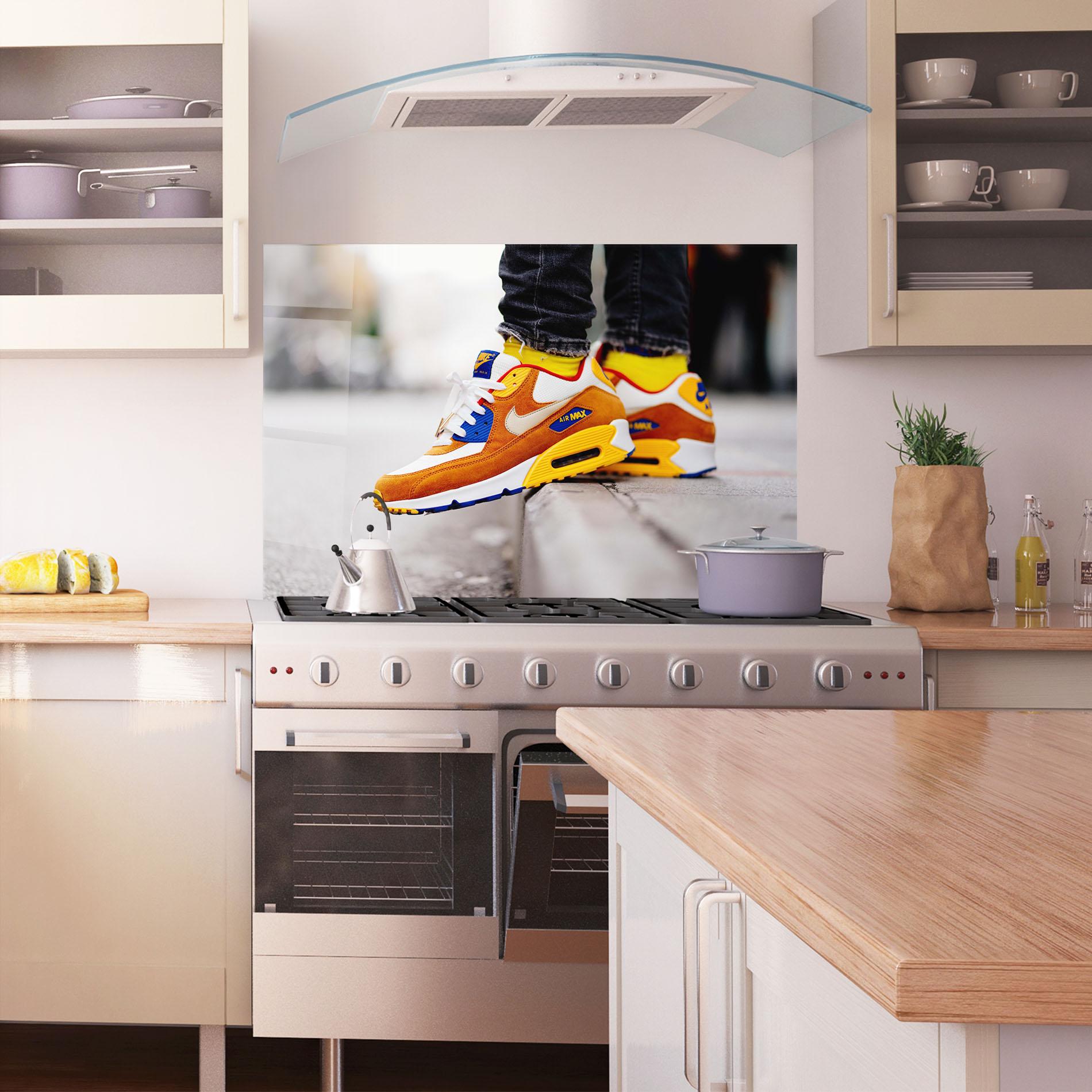 Panel Szklany do Kuchni Nike Air Max Shoes mockup 1