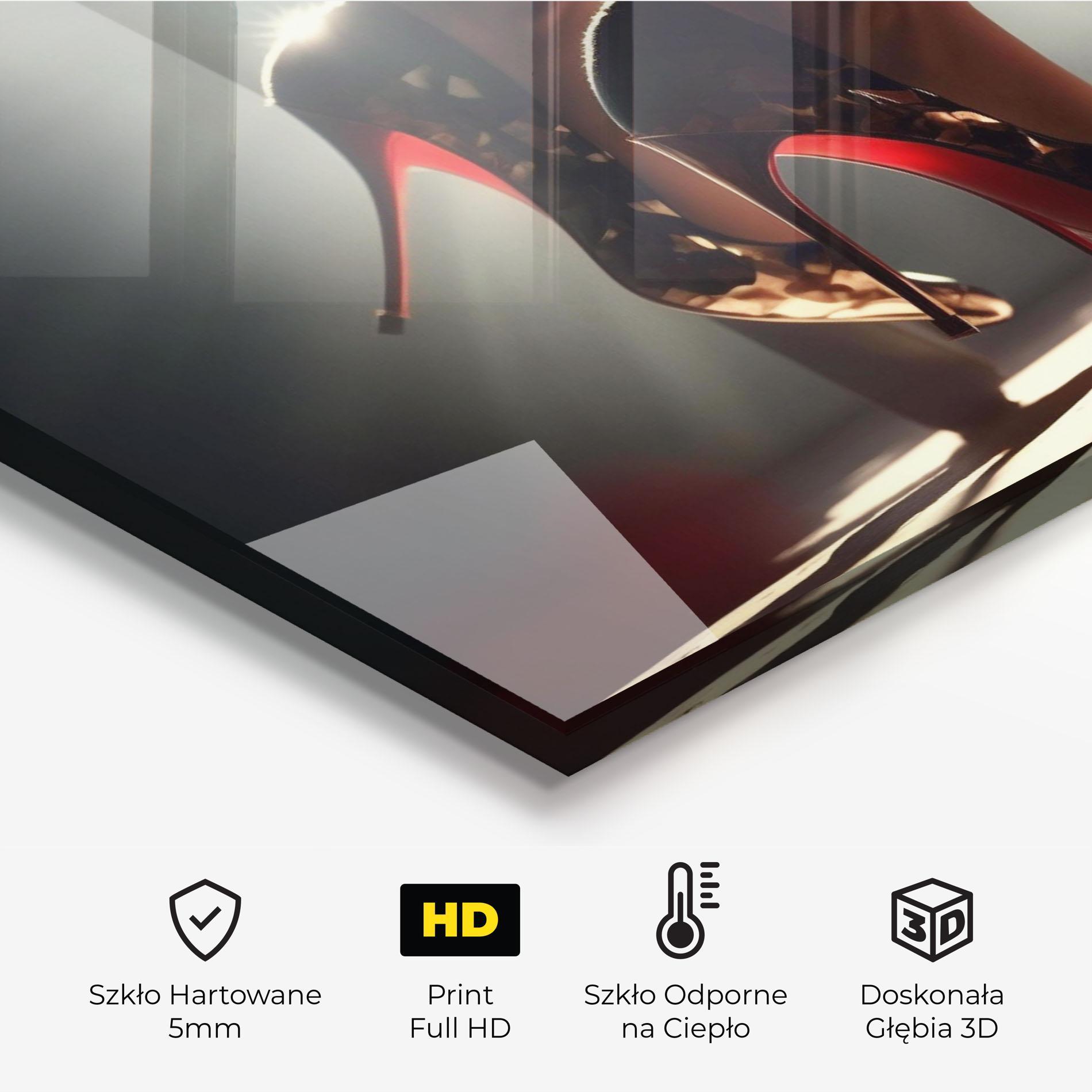 Panel Szklany do Kuchni Heels In The Sun mockup 2
