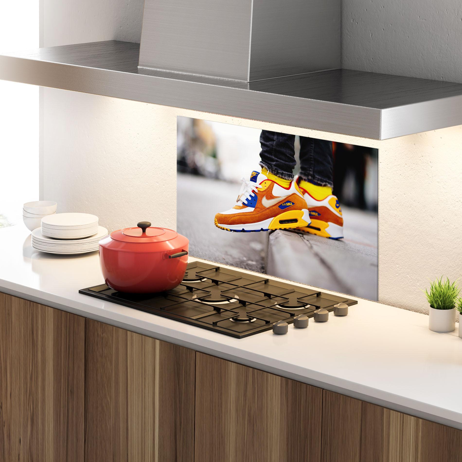 Panel Szklany do Kuchni Nike Air Max Shoes mockup 4