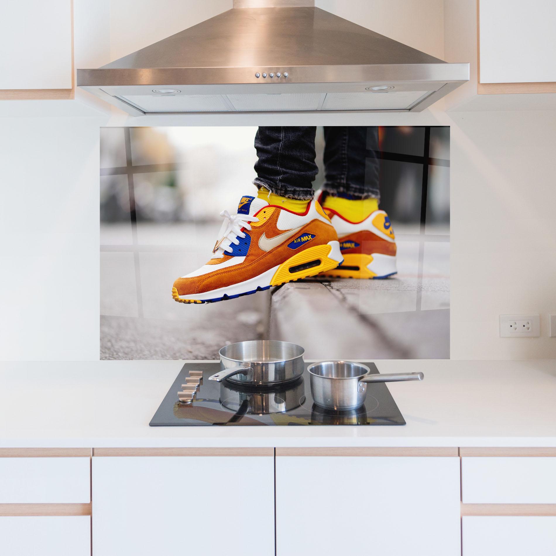 Panel Szklany do Kuchni Nike Air Max Shoes mockup 5