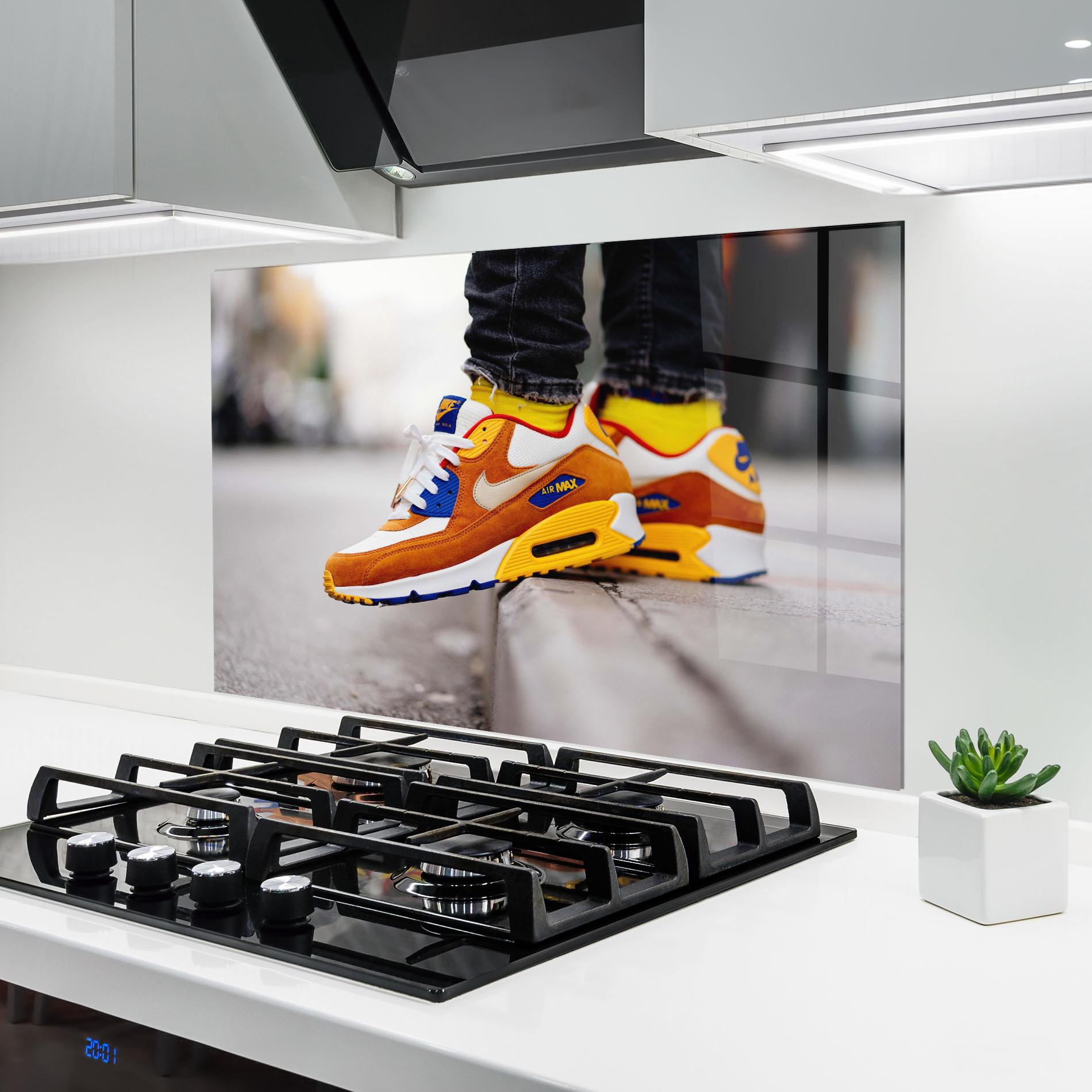 Panel Szklany do Kuchni Nike Air Max Shoes mockup 6