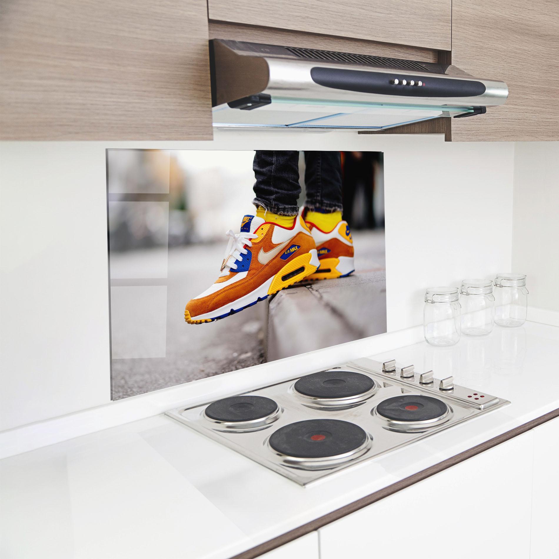 Panel Szklany do Kuchni Nike Air Max Shoes mockup 8
