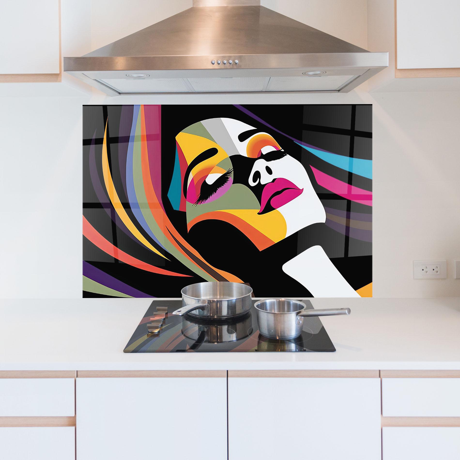 Panel Szklany do Kuchni Mesmerizing Dream mockup 5