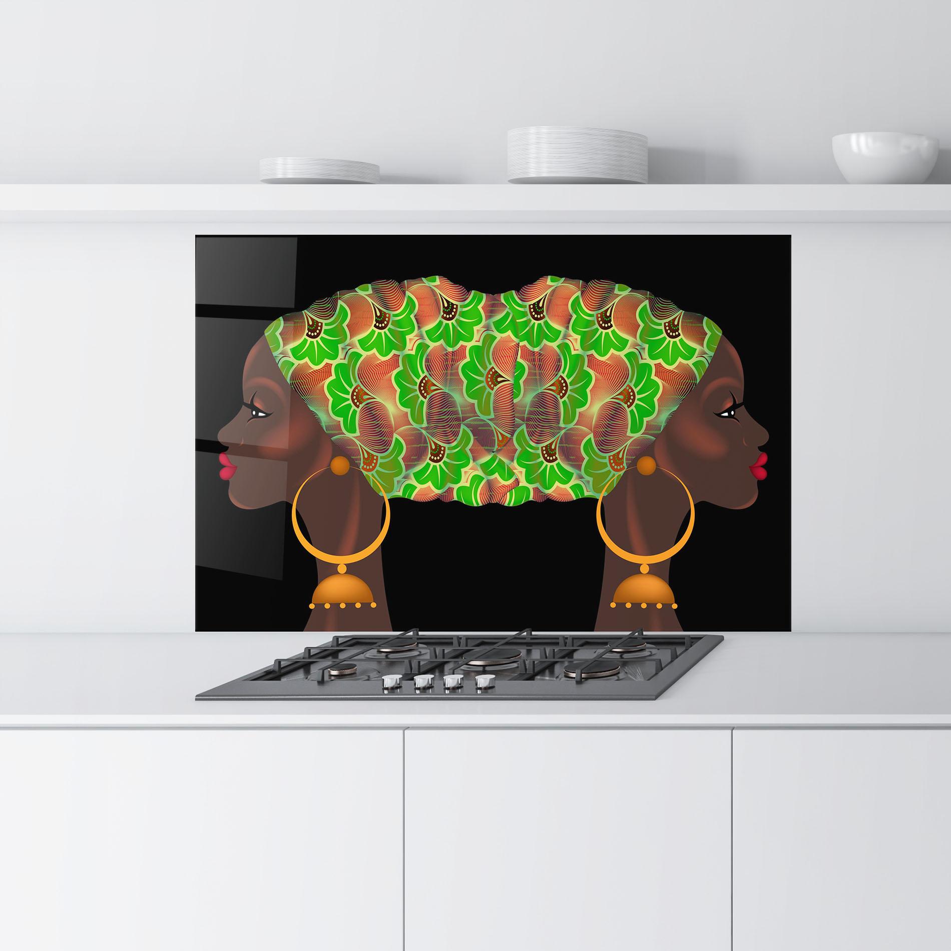 Panel Szklany do Kuchni Ankara Headwrap mockup 9