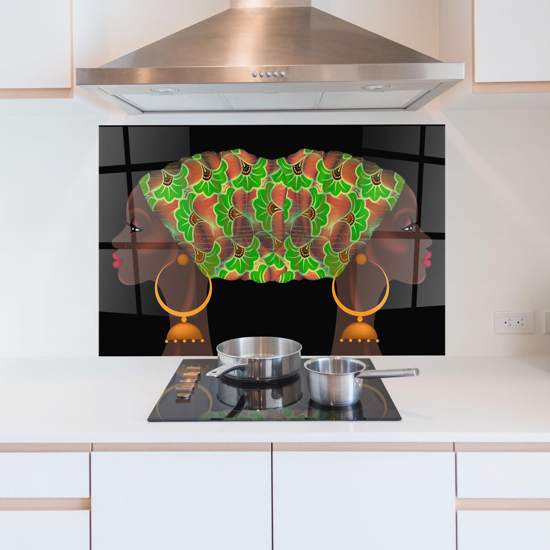 Panel Szklany do Kuchni Ankara Headwrap mockup 5