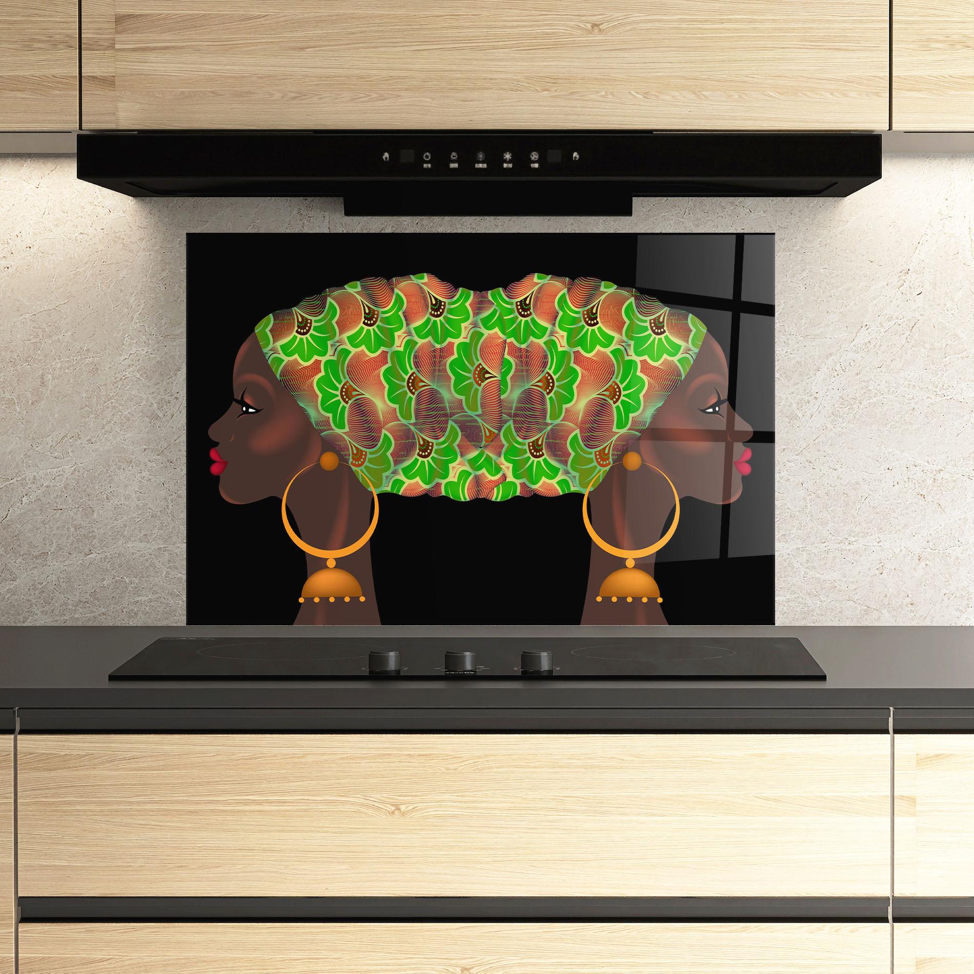 Panel Szklany do Kuchni Ankara Headwrap mockup 3