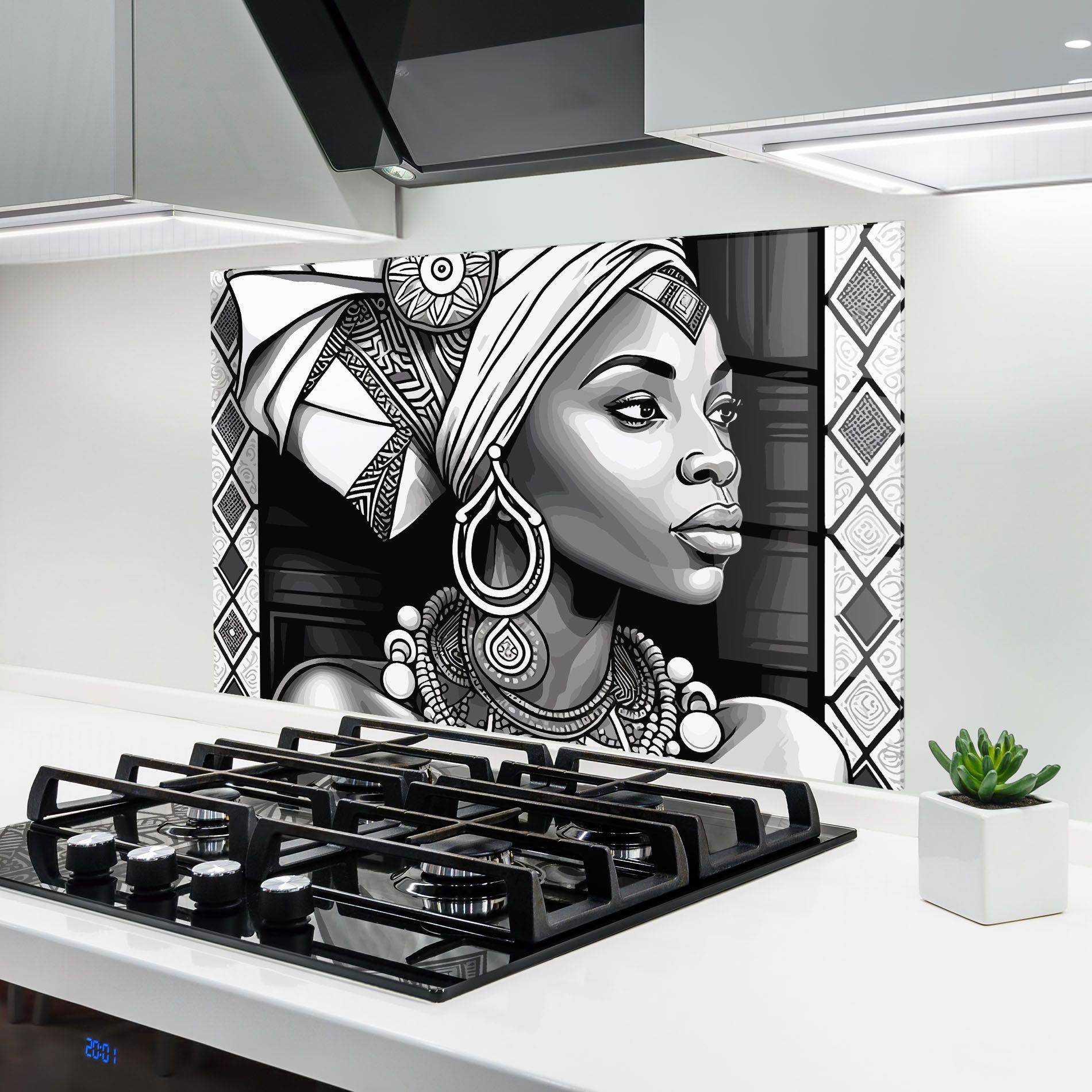 African Lady mockup 6