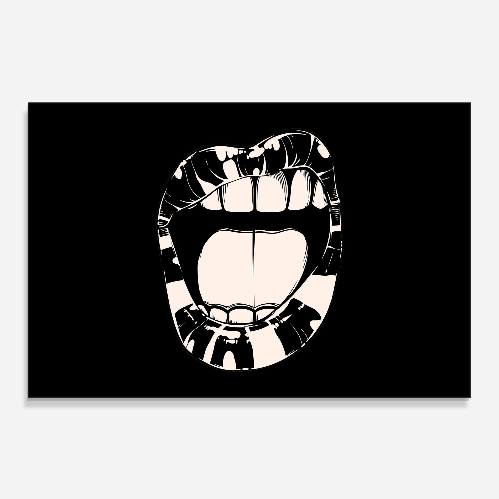 Big Lips On Black mockup 0