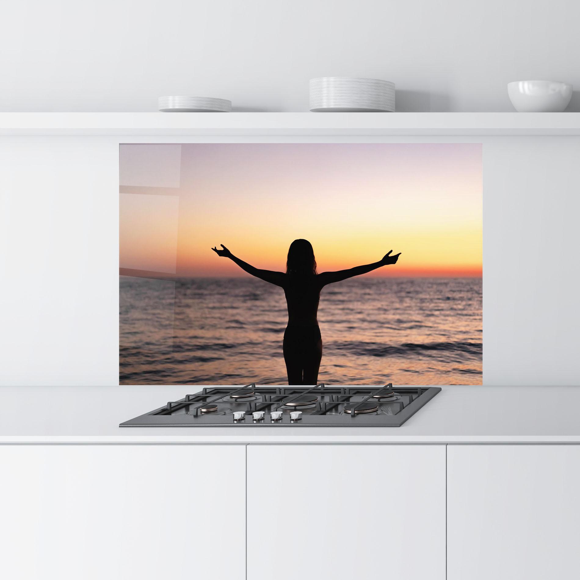 Panel Szklany do Kuchni Feeling Freedom mockup 9